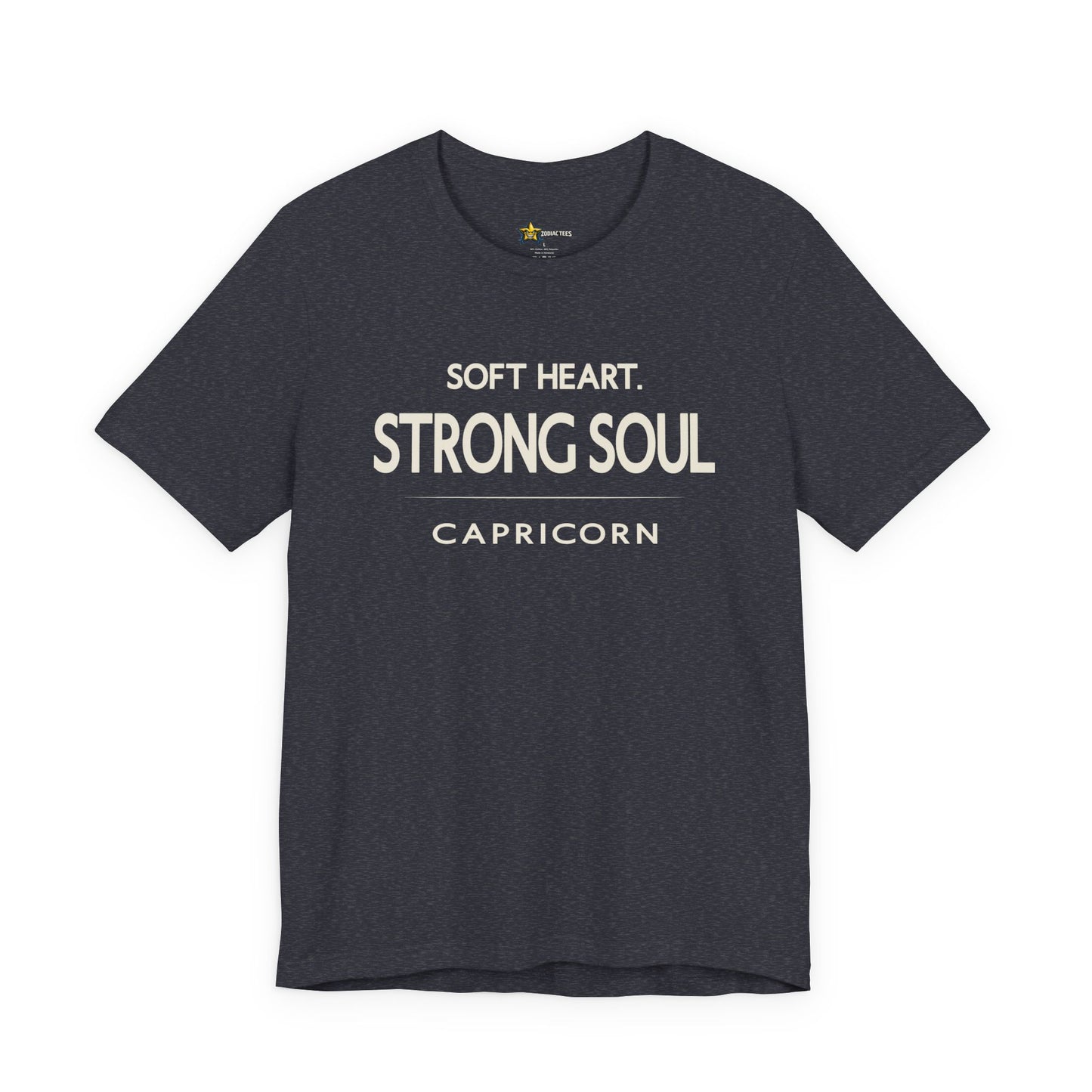 Capricorn Confident Zodiac T-Shirt – Strong Soul Attitude Tee