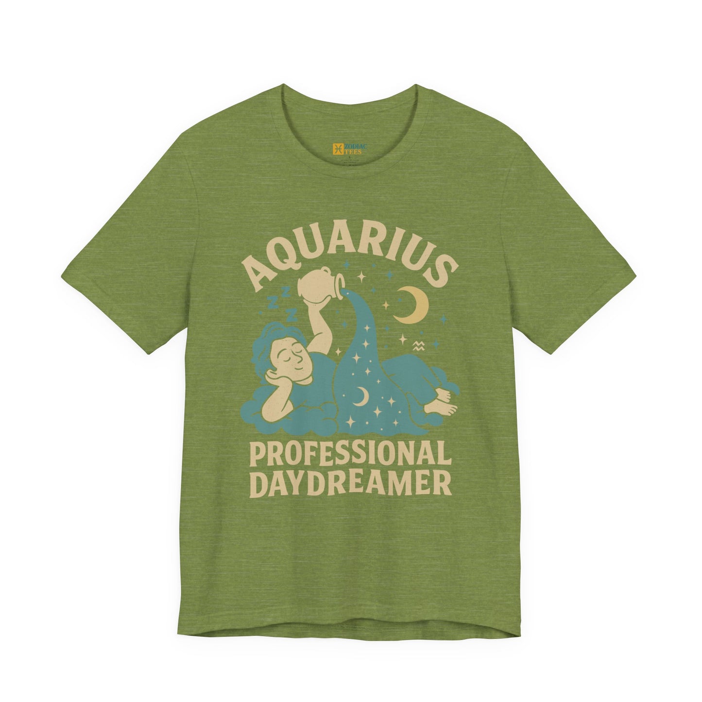 Aquarius Professional Daydreamer T-Shirt – Dreamy Zodiac Energy Tee
