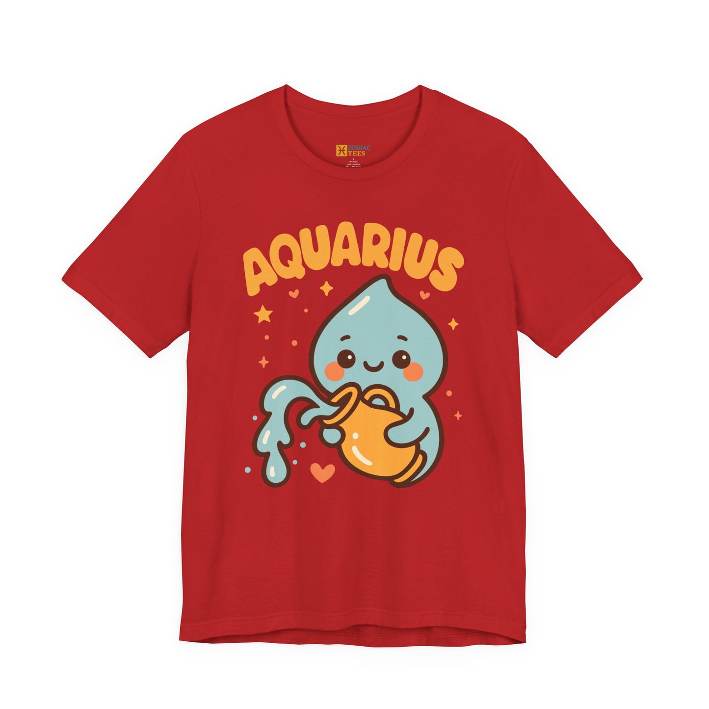 Aquarius Cute Water Bearer T-Shirt – Playful Zodiac Energy Tee