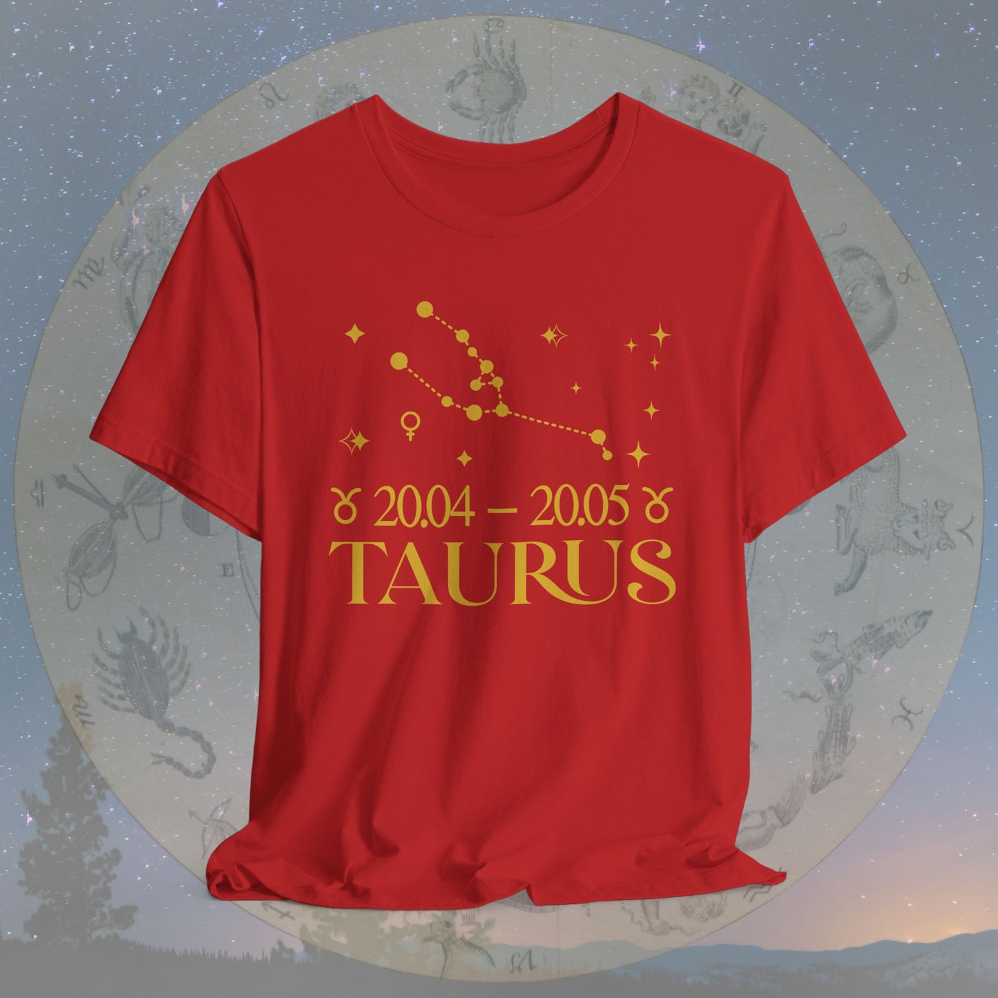 Taurus Star Constellation Zodiac T-Shirt