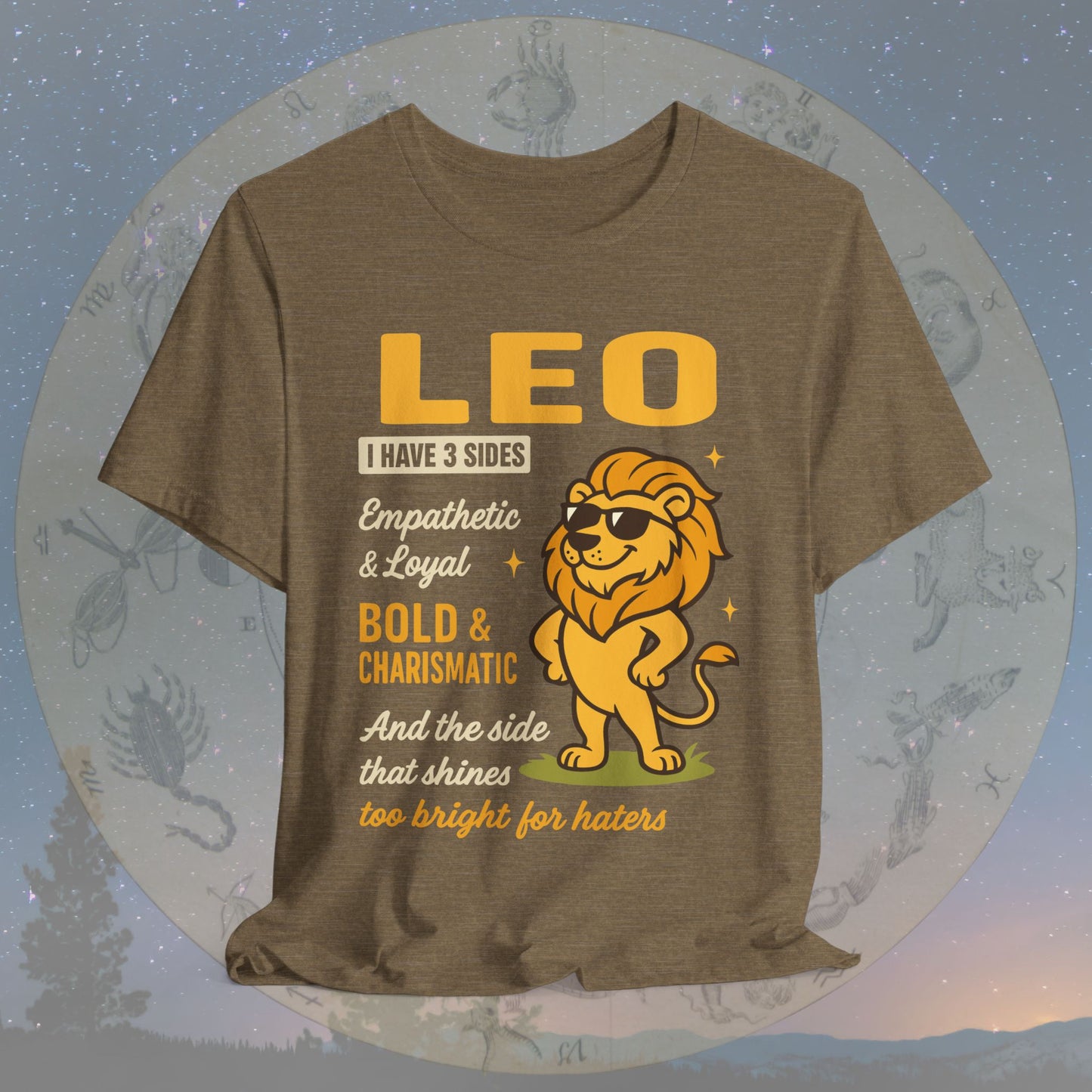 I Have 3 Sides – Shining Confidence Leo T-Shirt
