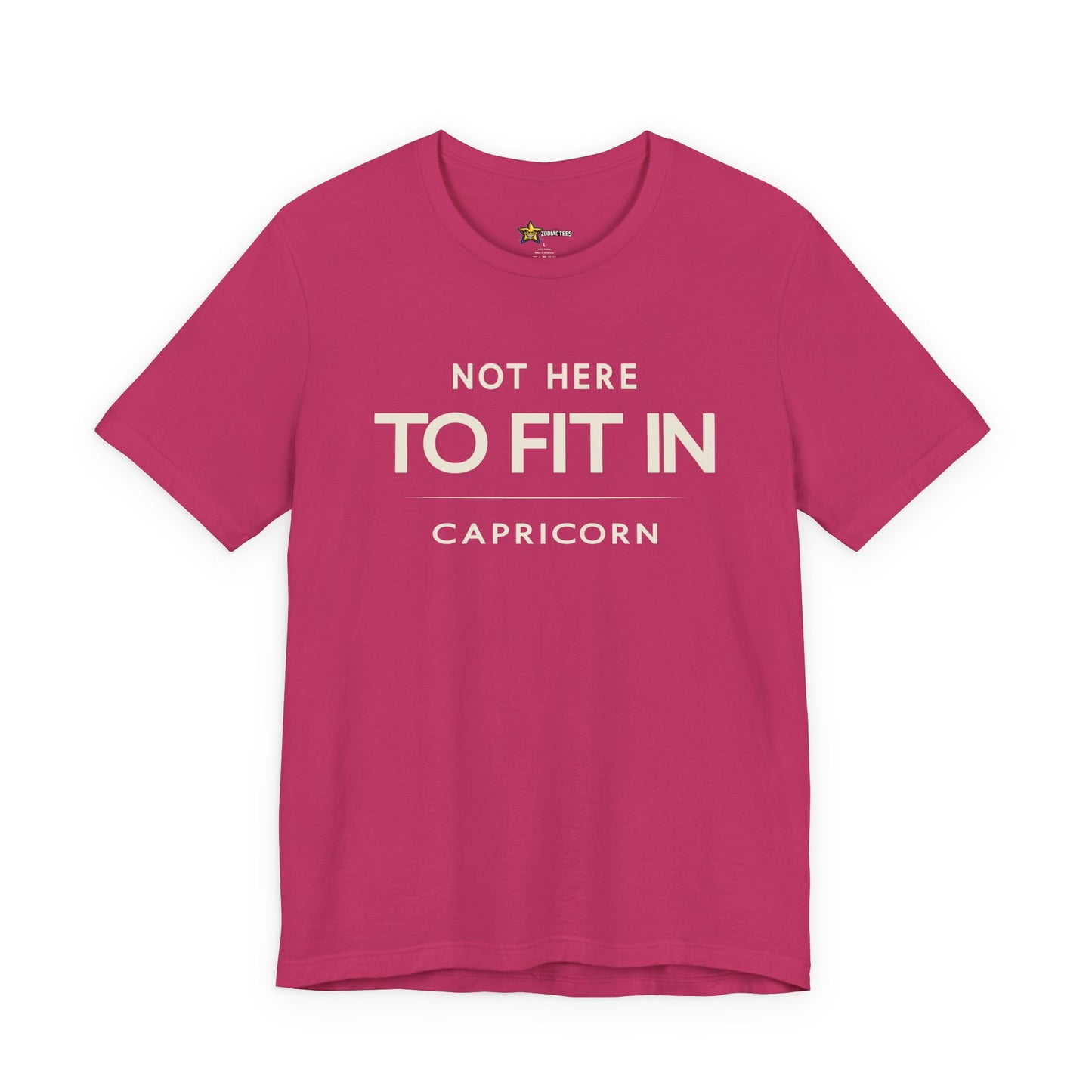 Capricorn Not Here to Fit In T-Shirt
