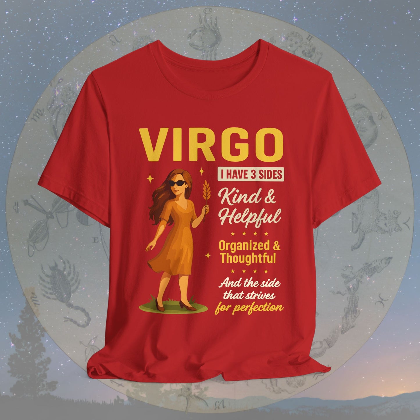 I Have 3 Sides – Perfection Seeker Virgo T-Shirt