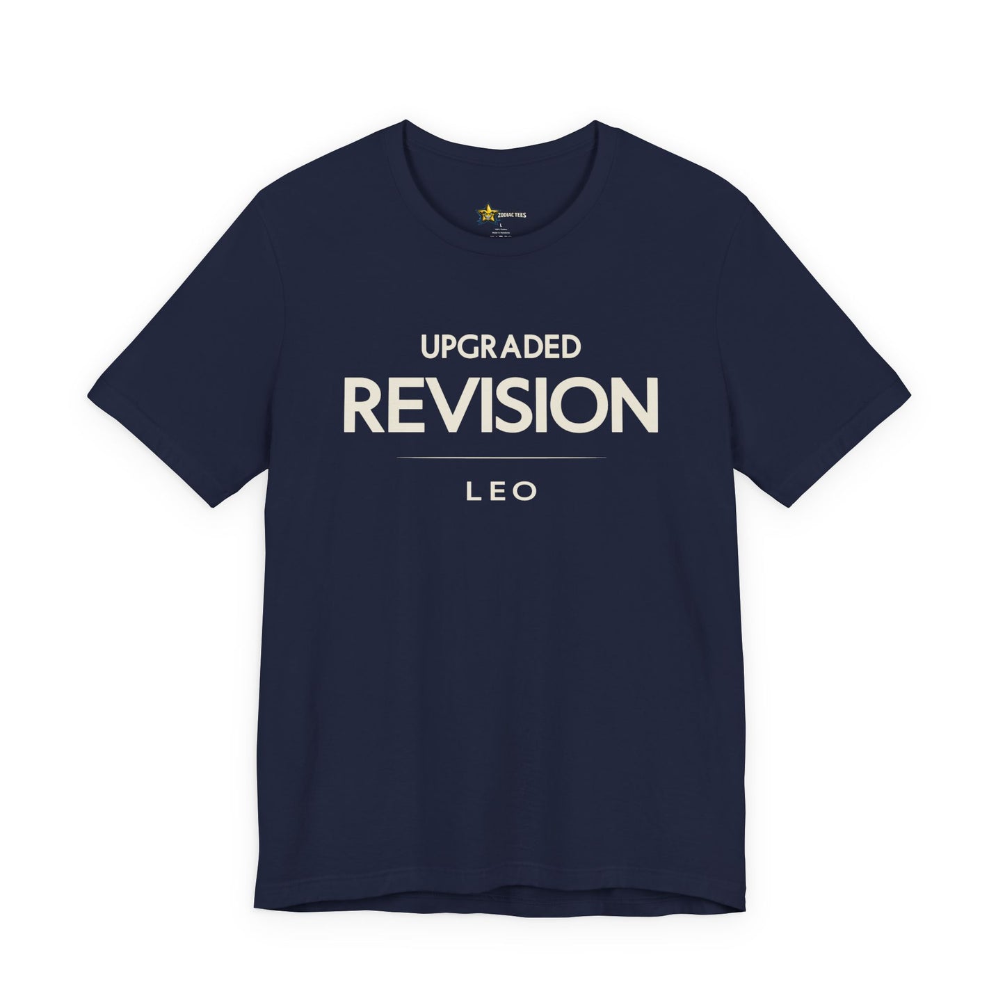 Leo Bold Zodiac T-Shirt – Upgraded Revision Mindset Tee