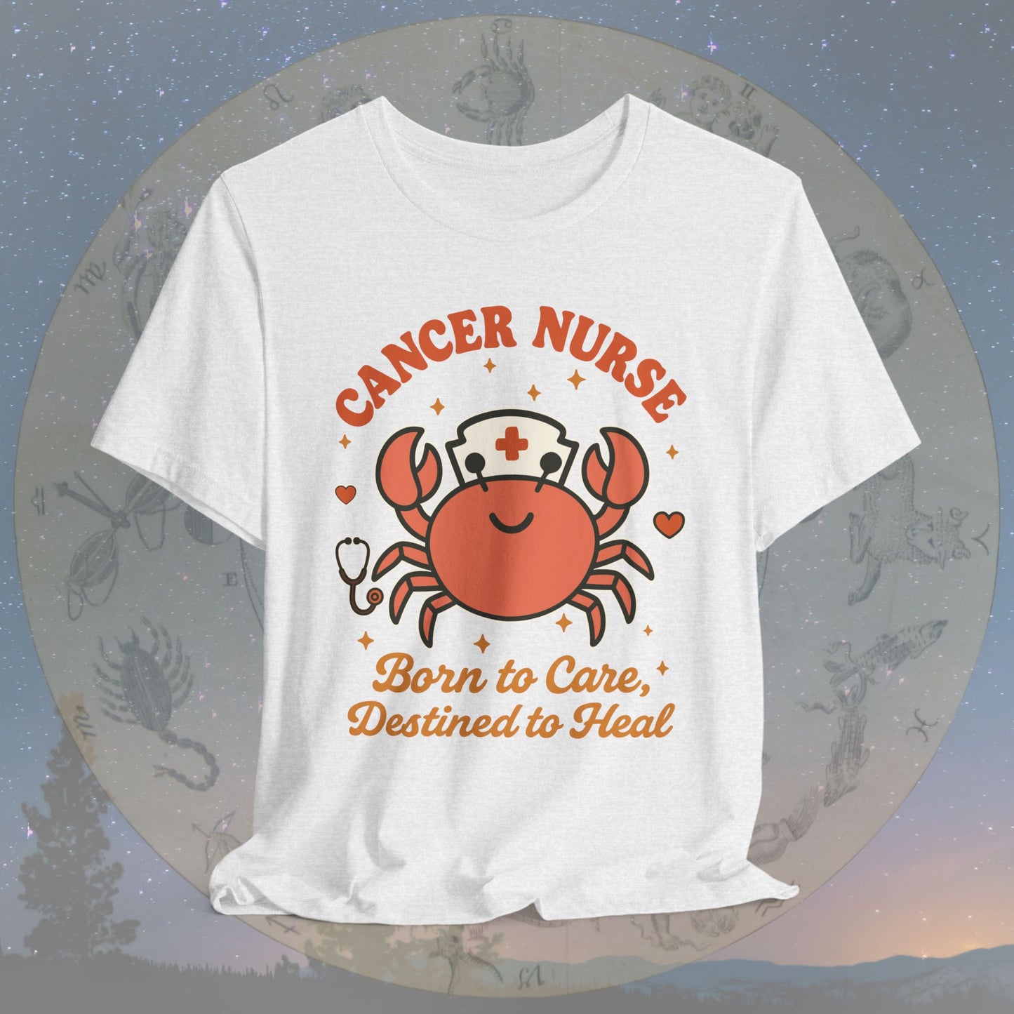 Born to Care Cancer Nurse T-Shirt