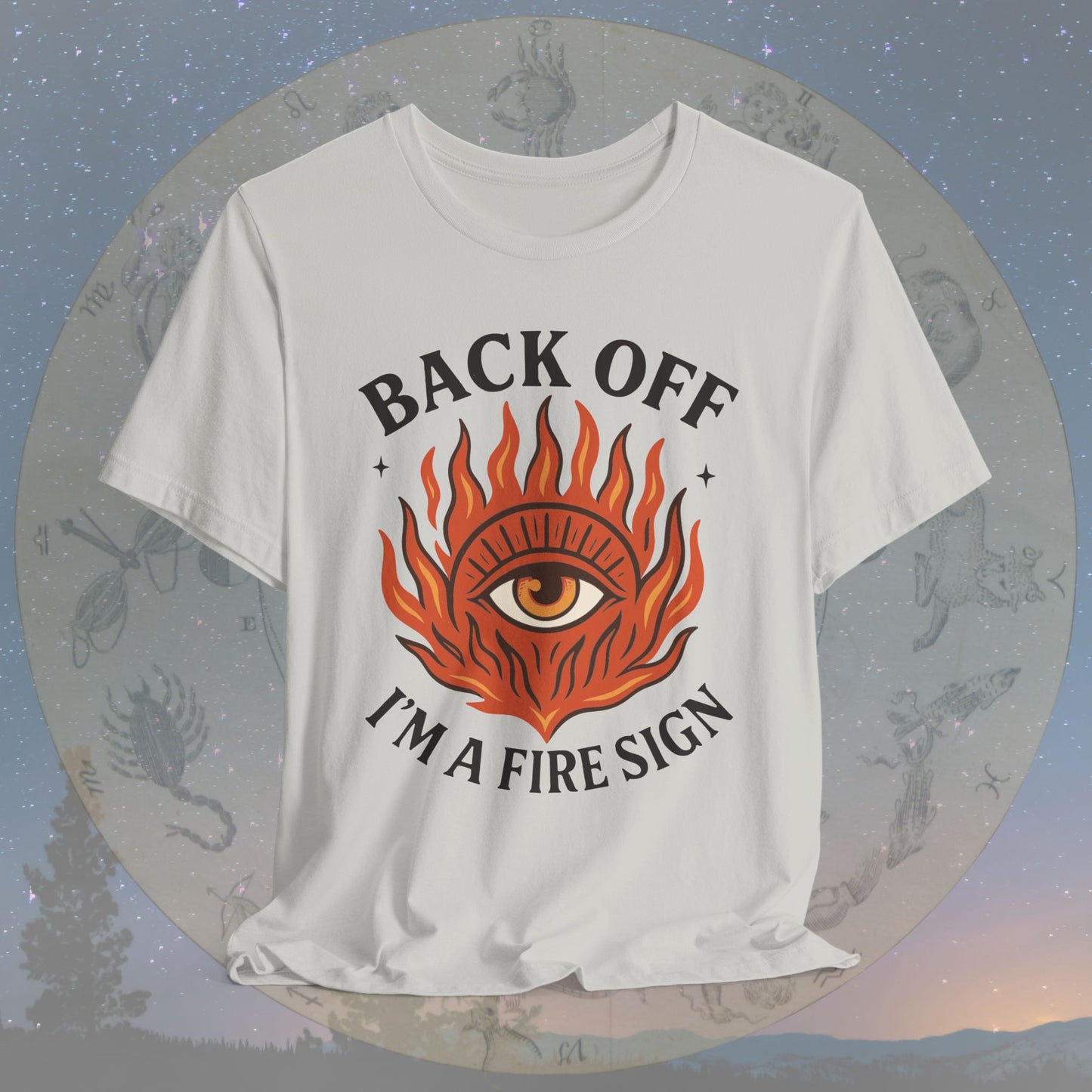 Fiery Attitude Fire Sign T-Shirt