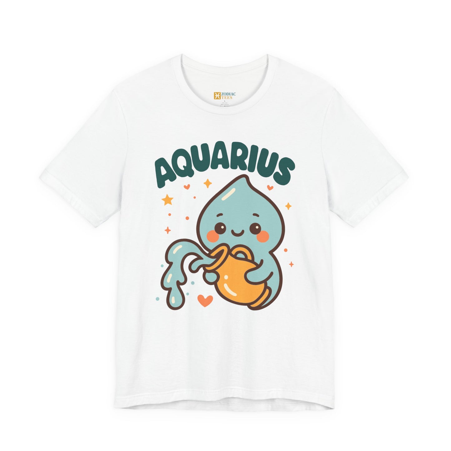 Aquarius Cute Water Bearer T-Shirt – Playful Zodiac Energy Tee