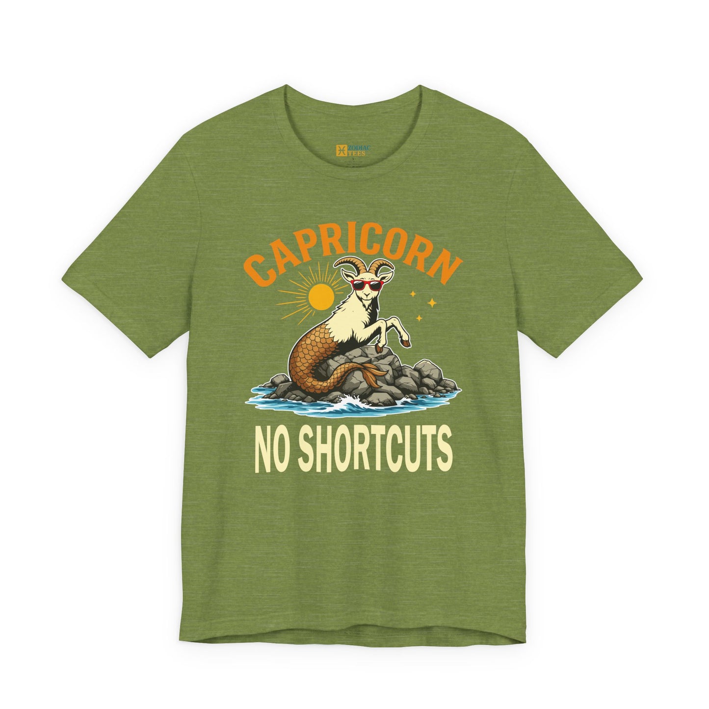 Capricorn No Shortcuts T-Shirt – Sea Goat Energy Tee