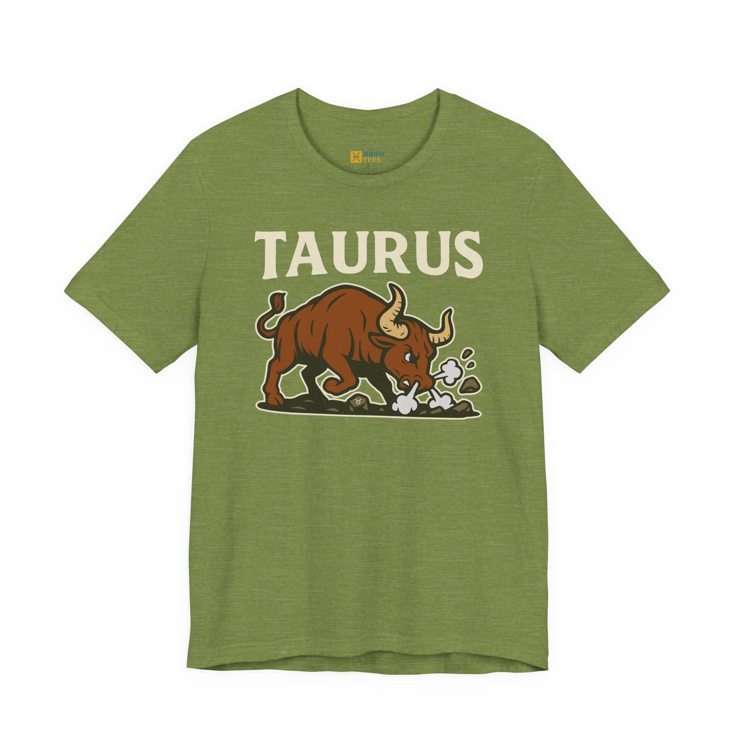 Taurus Strength T-Shirt – Bold Charging Bull Zodiac Tee