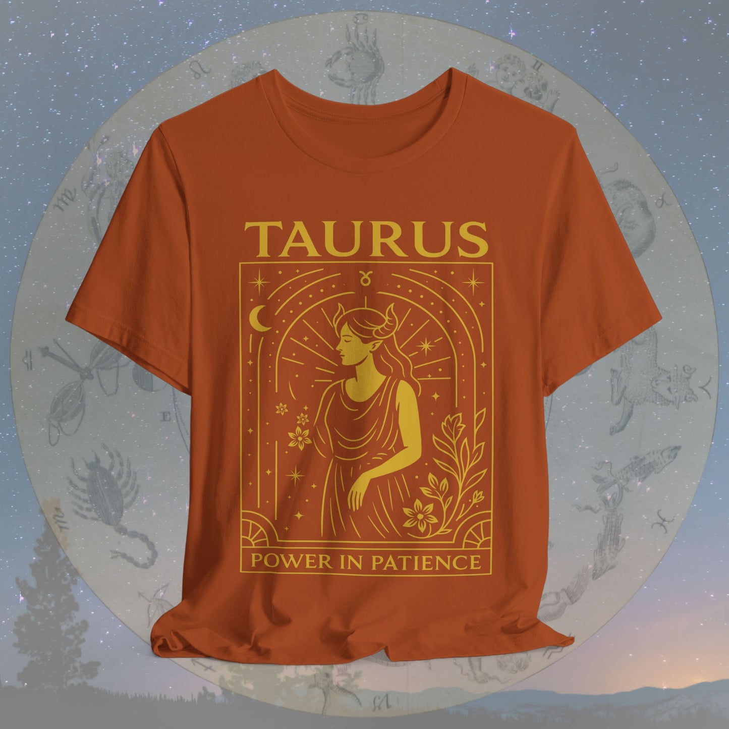 Grounded Power in Patience Taurus T-Shirt