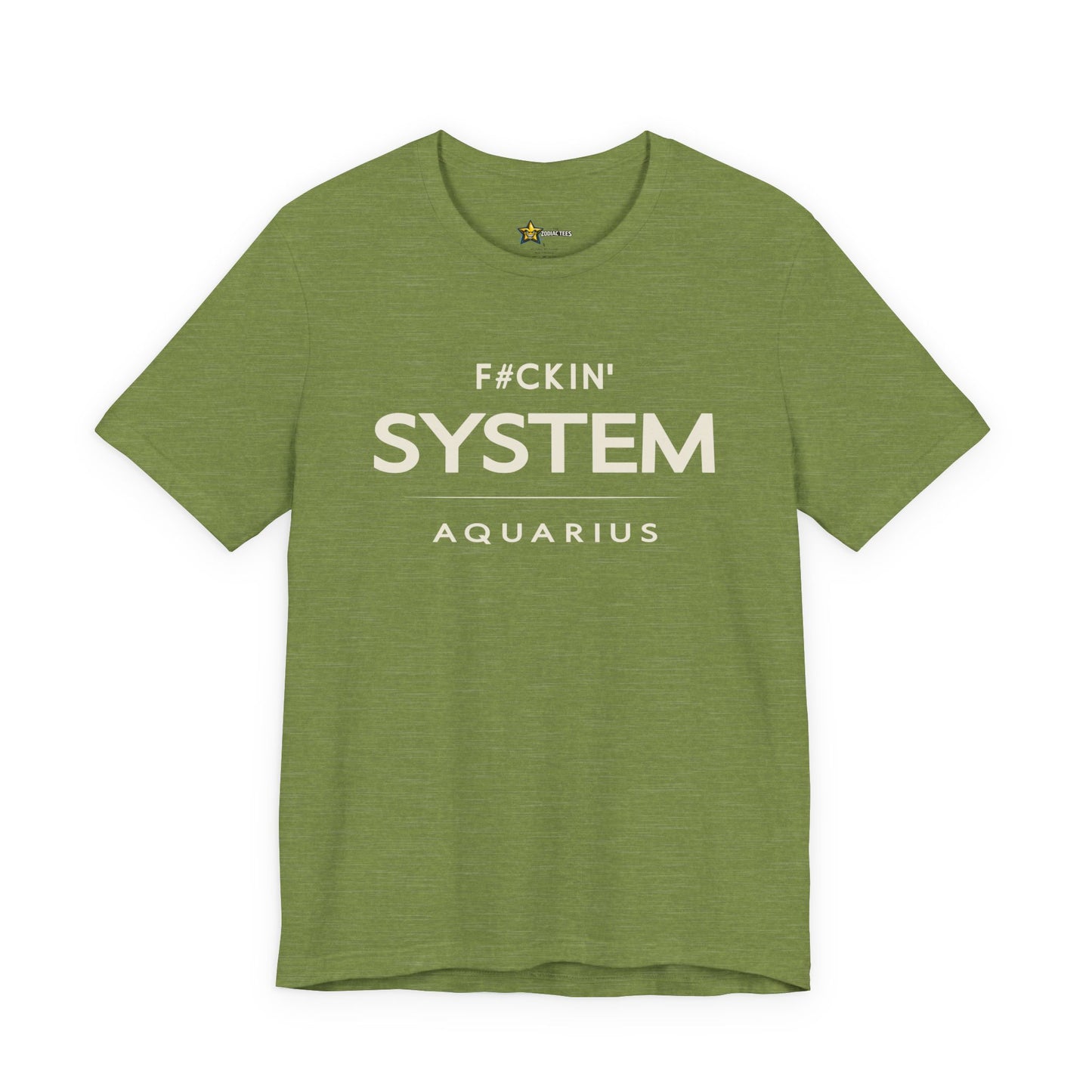 Aquarius Rebel Zodiac T-Shirt – F#ckin’ System Tee