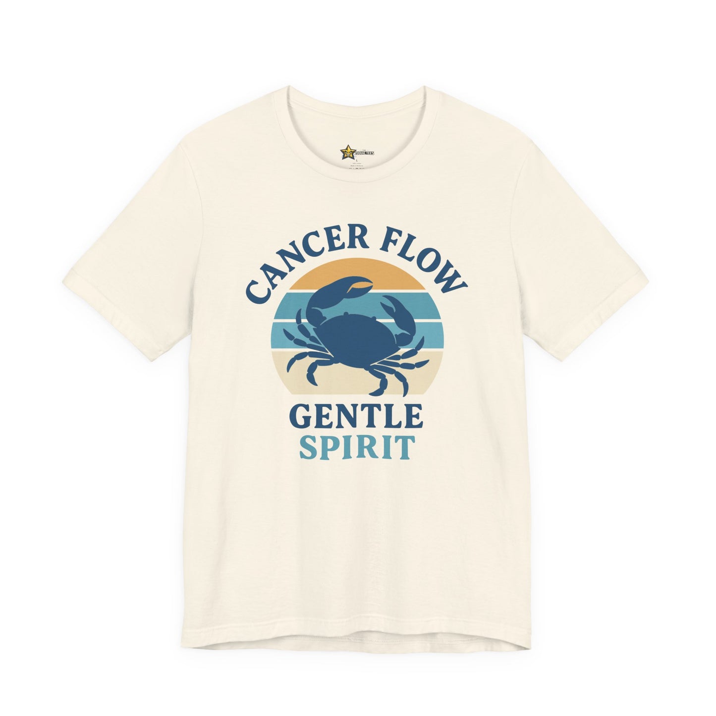 Cancer Retro Flow T-Shirt – Gentle Spirit Statement Tee