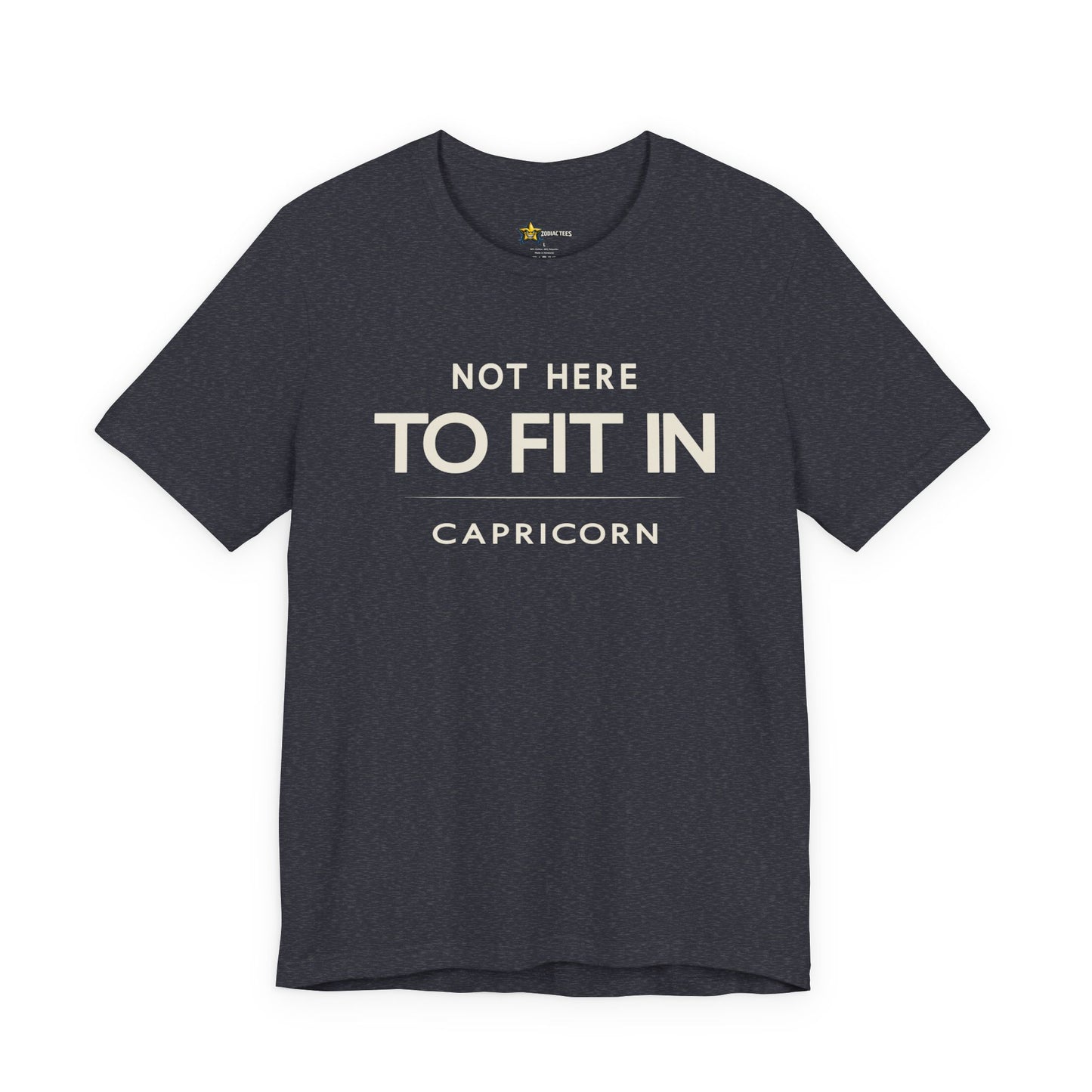 Capricorn Not Here to Fit In T-Shirt