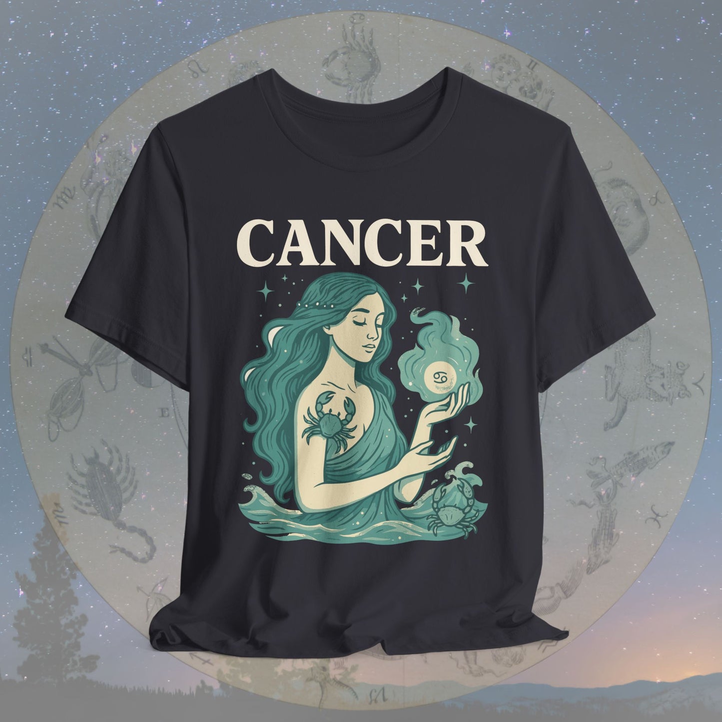 Calm Within the Waves Cancer T-Shirt