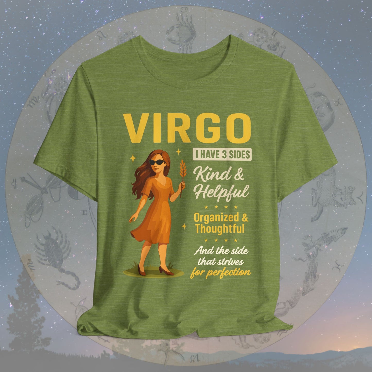I Have 3 Sides – Perfection Seeker Virgo T-Shirt