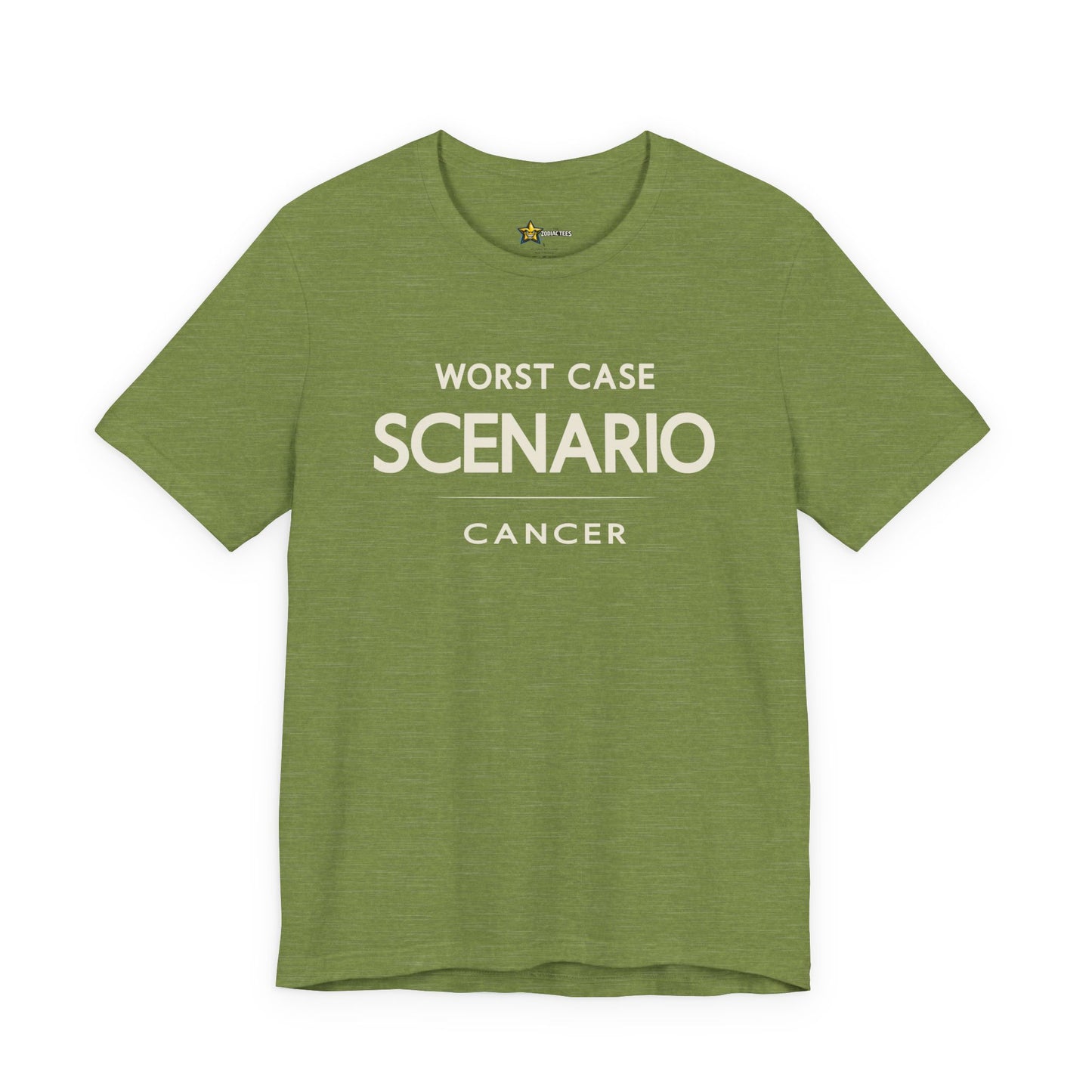 Cancer Overthinking Zodiac T-Shirt – Worst Case Scenario Tee
