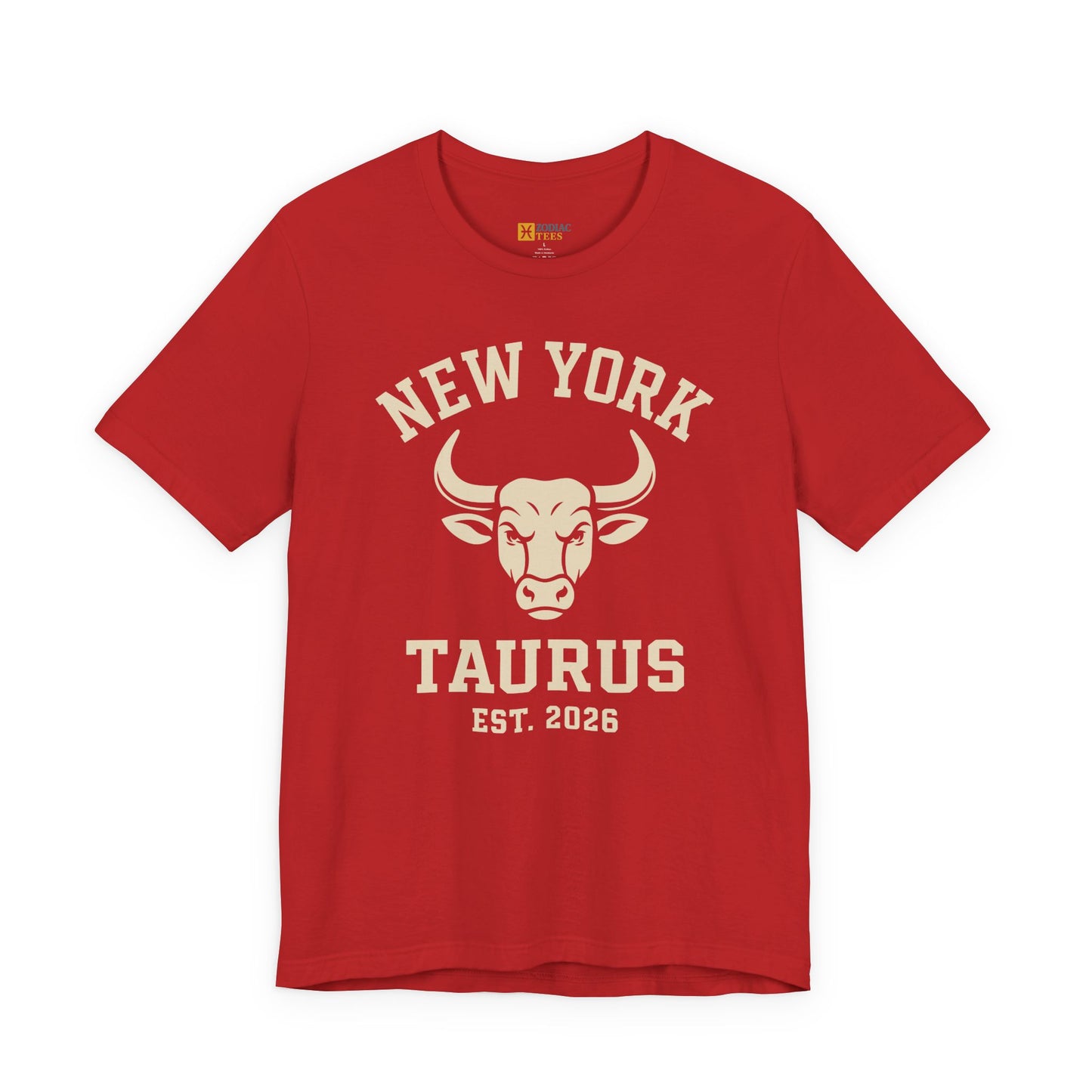 Taurus Varsity T-Shirt – New York Zodiac Bull Tee
