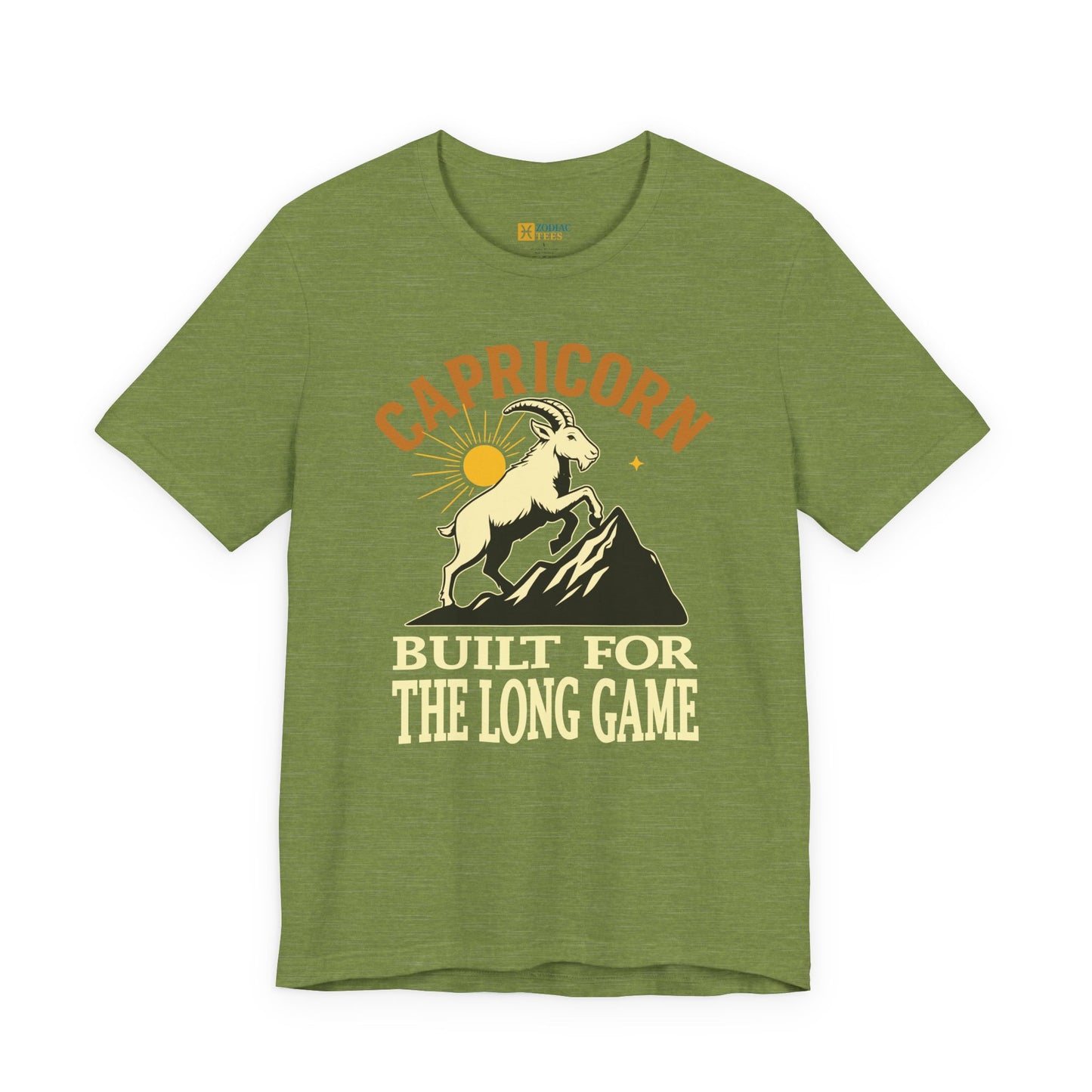 Capricorn Built for the Long Game T-Shirt – Long-Term Energy Tee