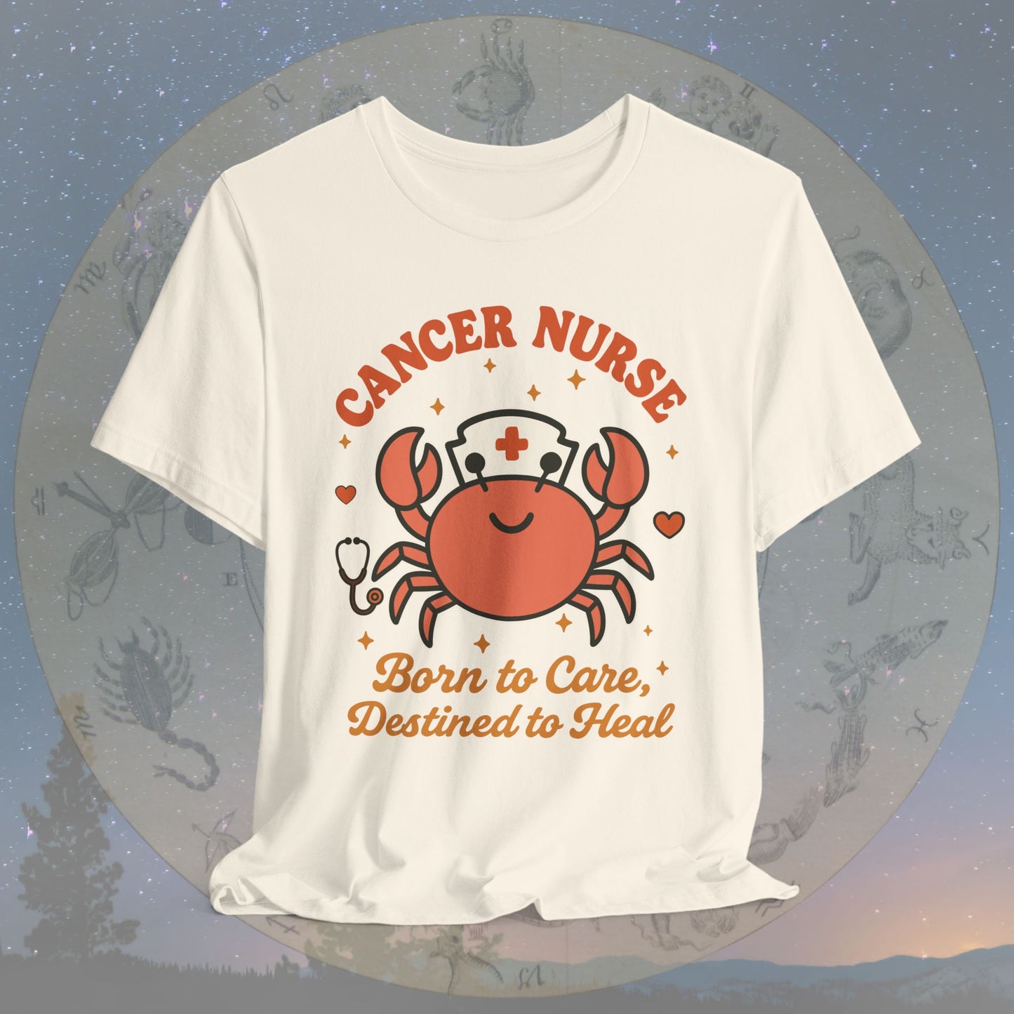 Born to Care Cancer Nurse T-Shirt