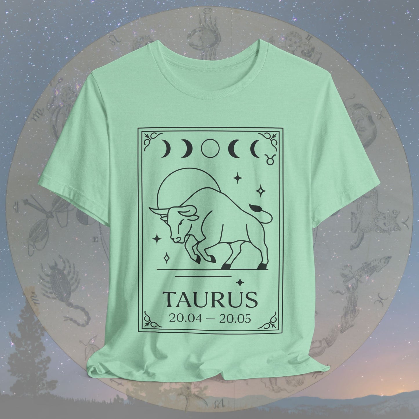 Minimalist Taurus Zodiac T-Shirt
