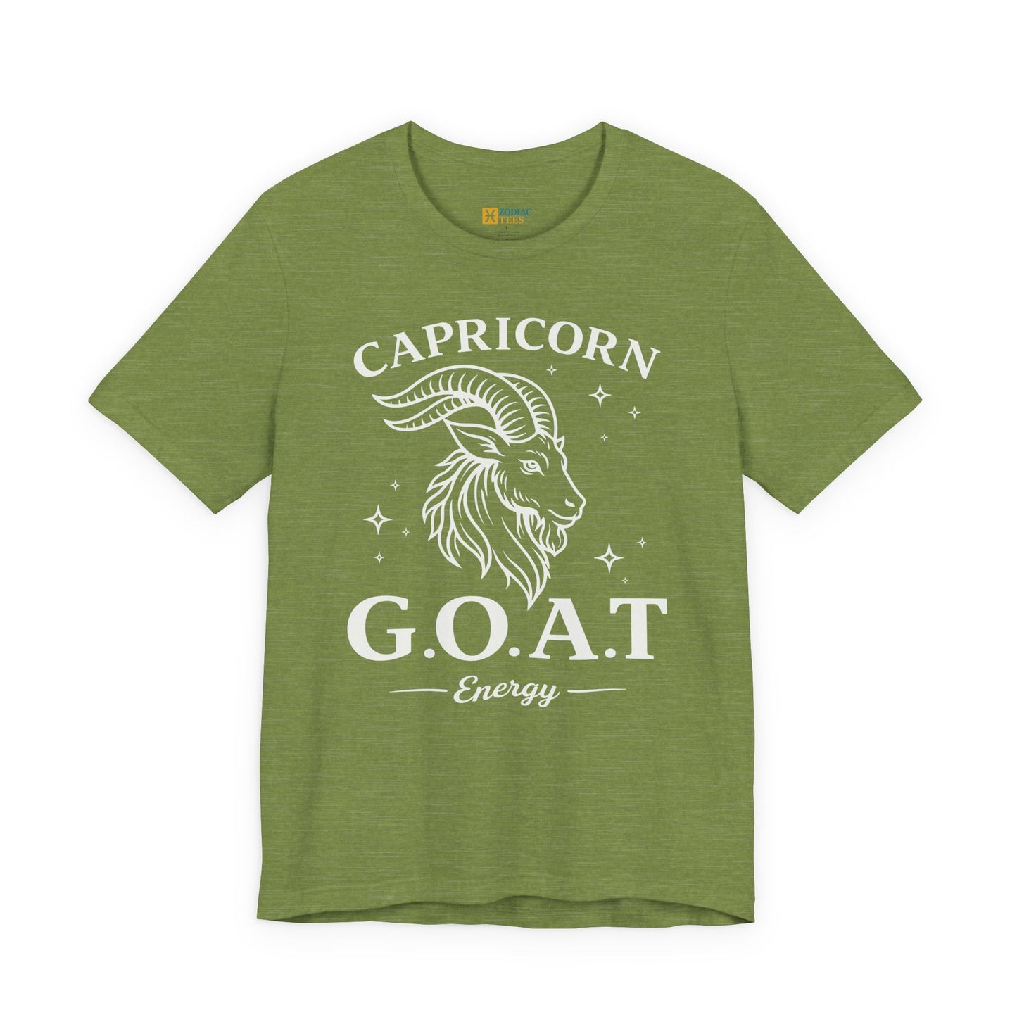 Capricorn G.O.A.T Energy T-Shirt – Greatest of All Time Zodiac Tee