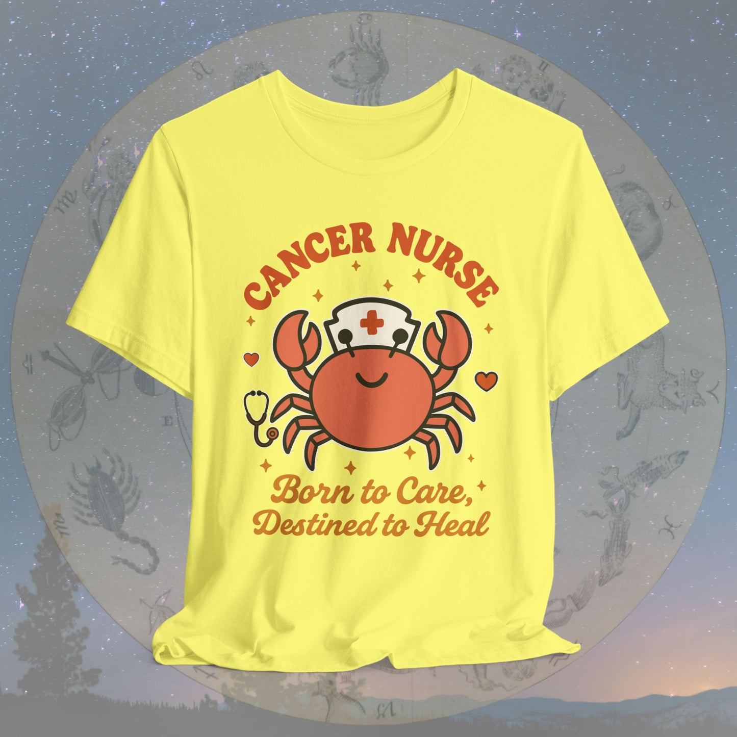 Born to Care Cancer Nurse T-Shirt