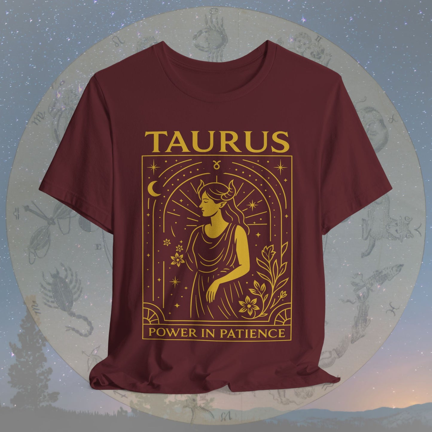 Grounded Power in Patience Taurus T-Shirt