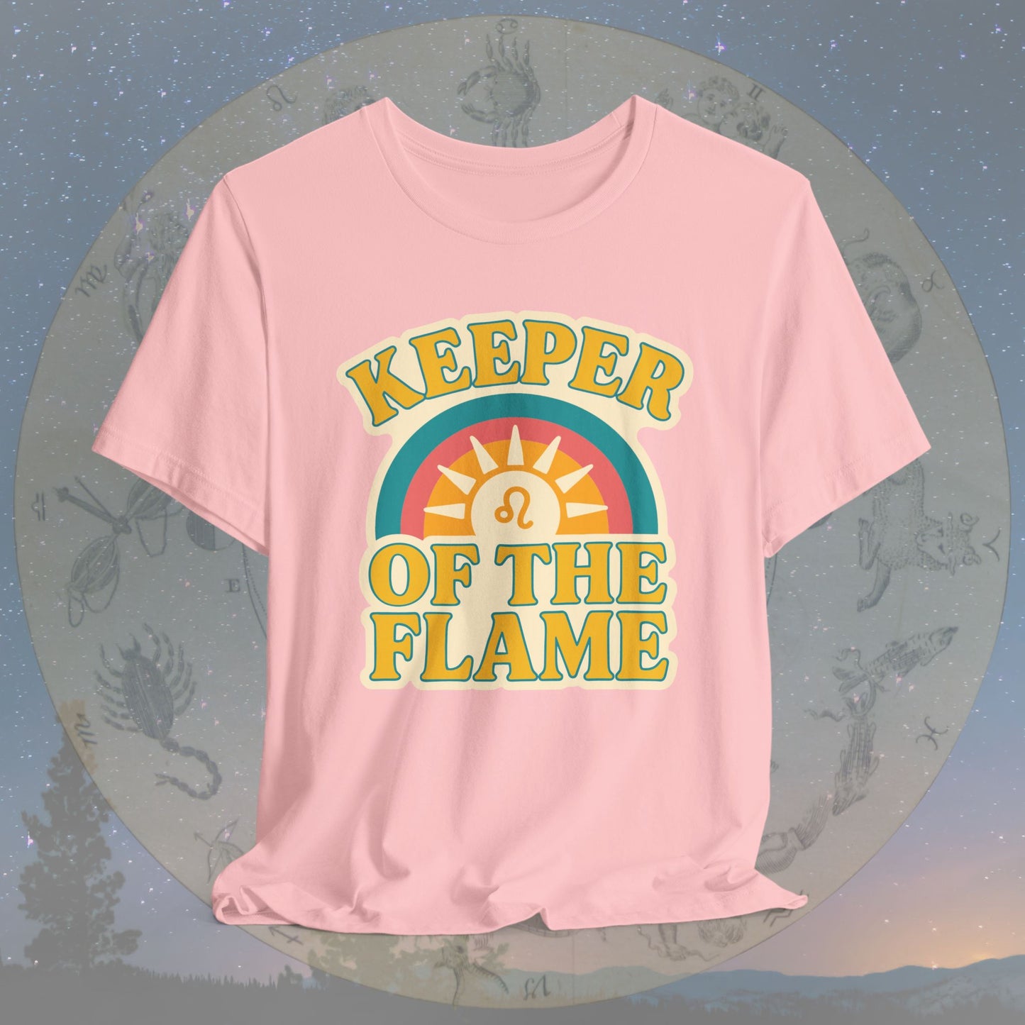 Keeper of the Flame – Zodiac Couple Leo T-Shirt