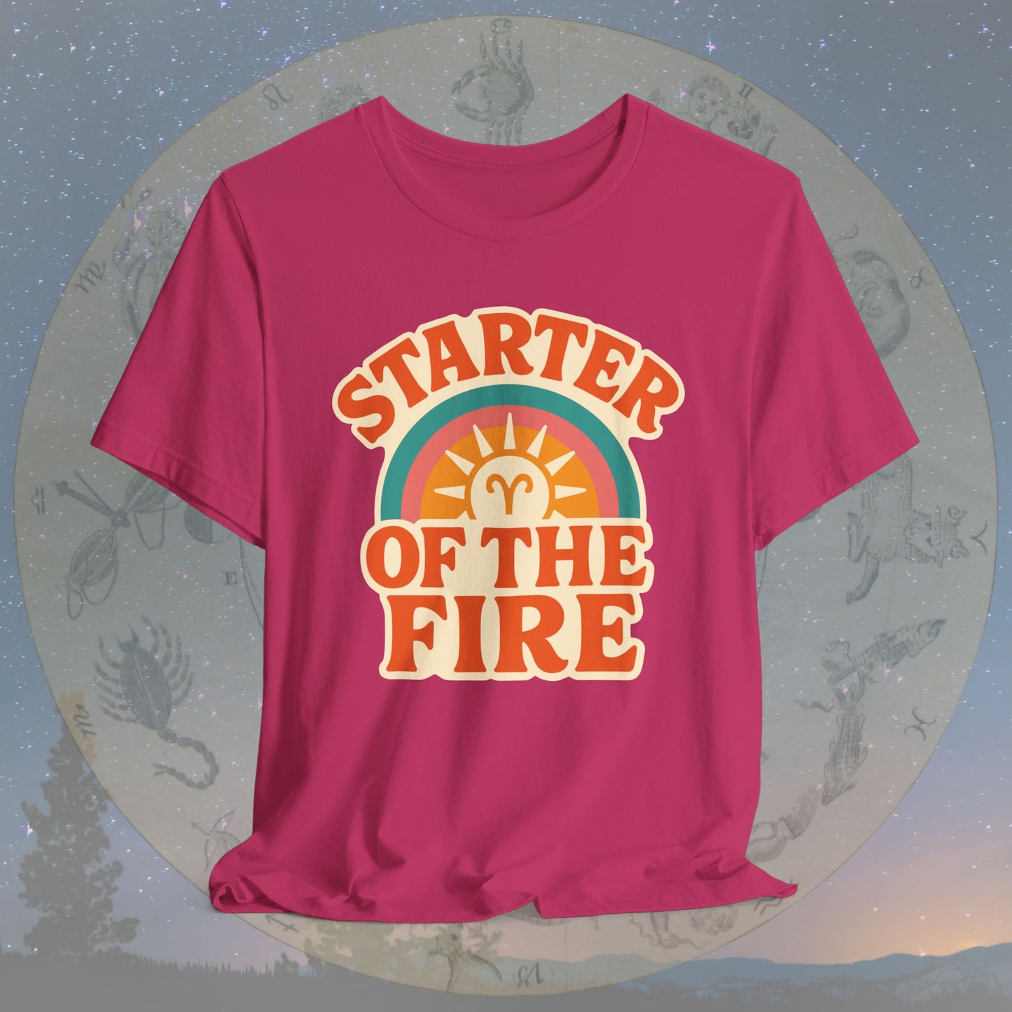 Starter of the Fire – Zodiac Couple Aries T-Shirt