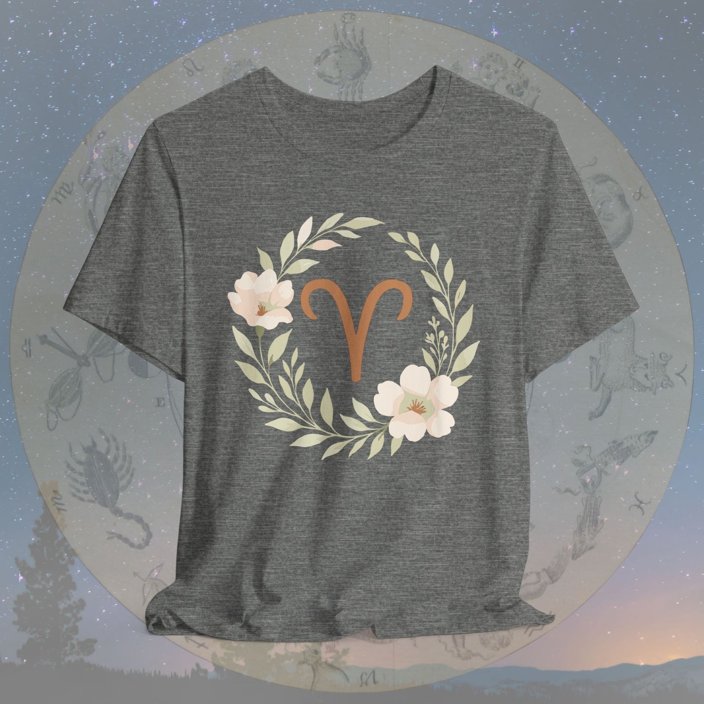 Bold Blooming Spirit Aries T-Shirt