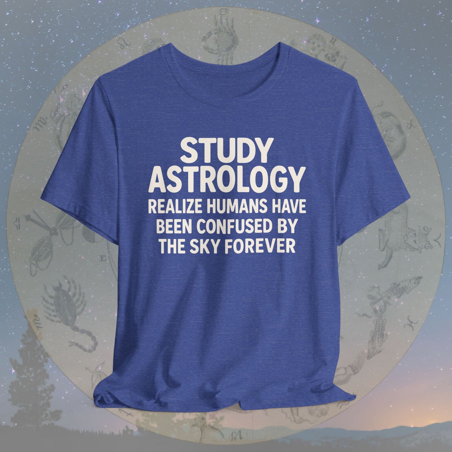 Study Astrology Confused by the Sky T-Shirt