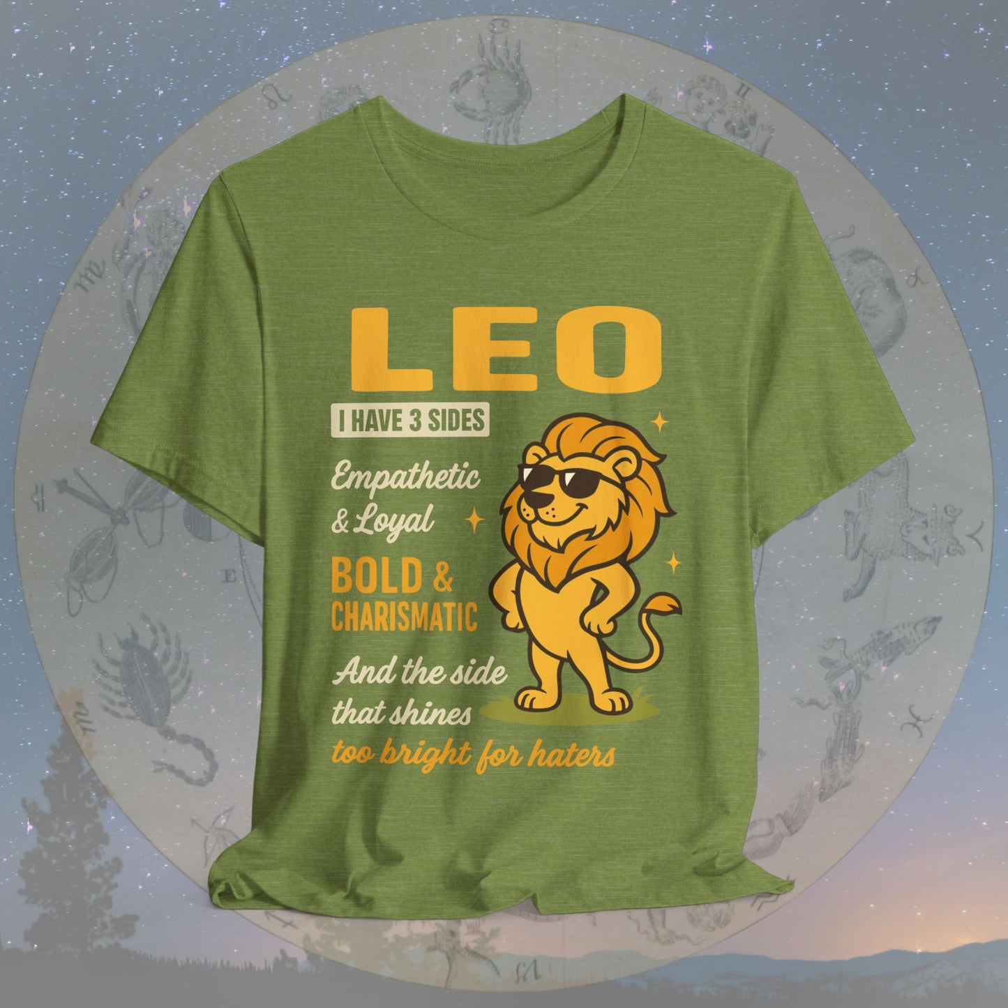 I Have 3 Sides – Shining Confidence Leo T-Shirt