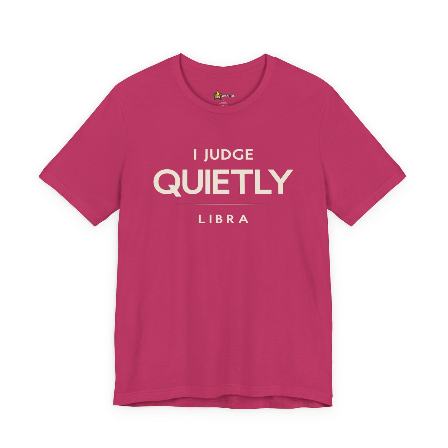 Libra I Judge Quietly T-Shirt