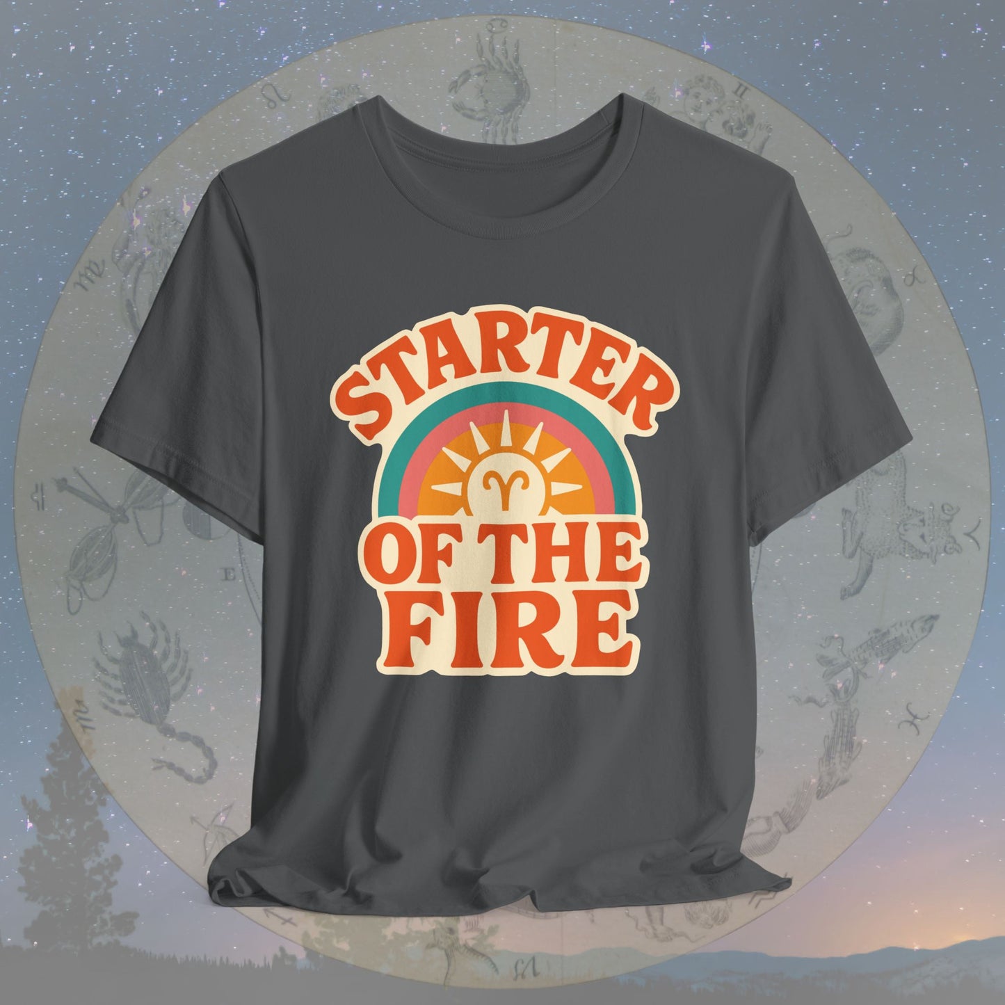 Starter of the Fire – Zodiac Couple Aries T-Shirt