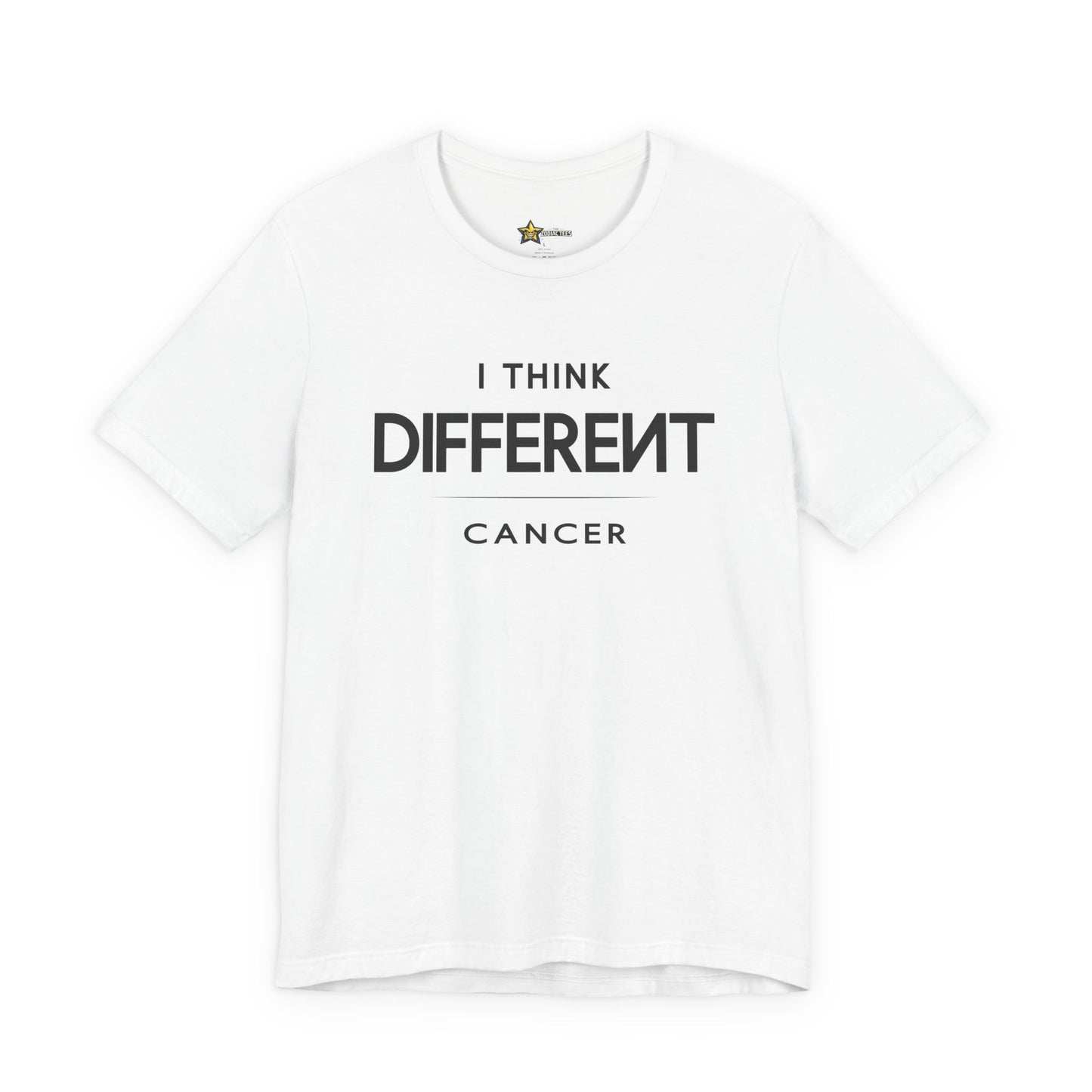 Cancer Minimal Attitude T-Shirt – I Think Different Mindset Tee
