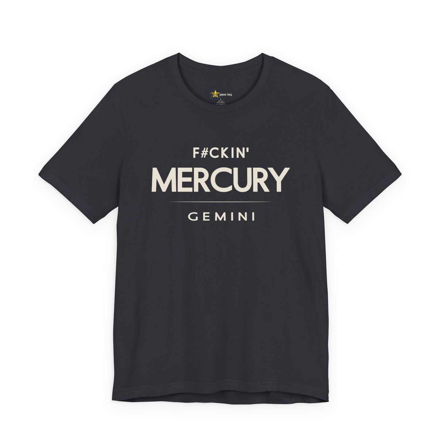 Gemini Bold Attitude T-Shirt – F#ckin’ Mercury Zodiac Tee