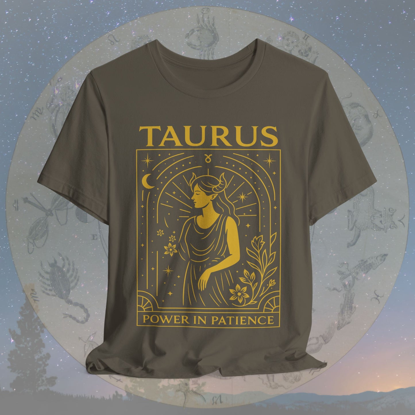 Grounded Power in Patience Taurus T-Shirt