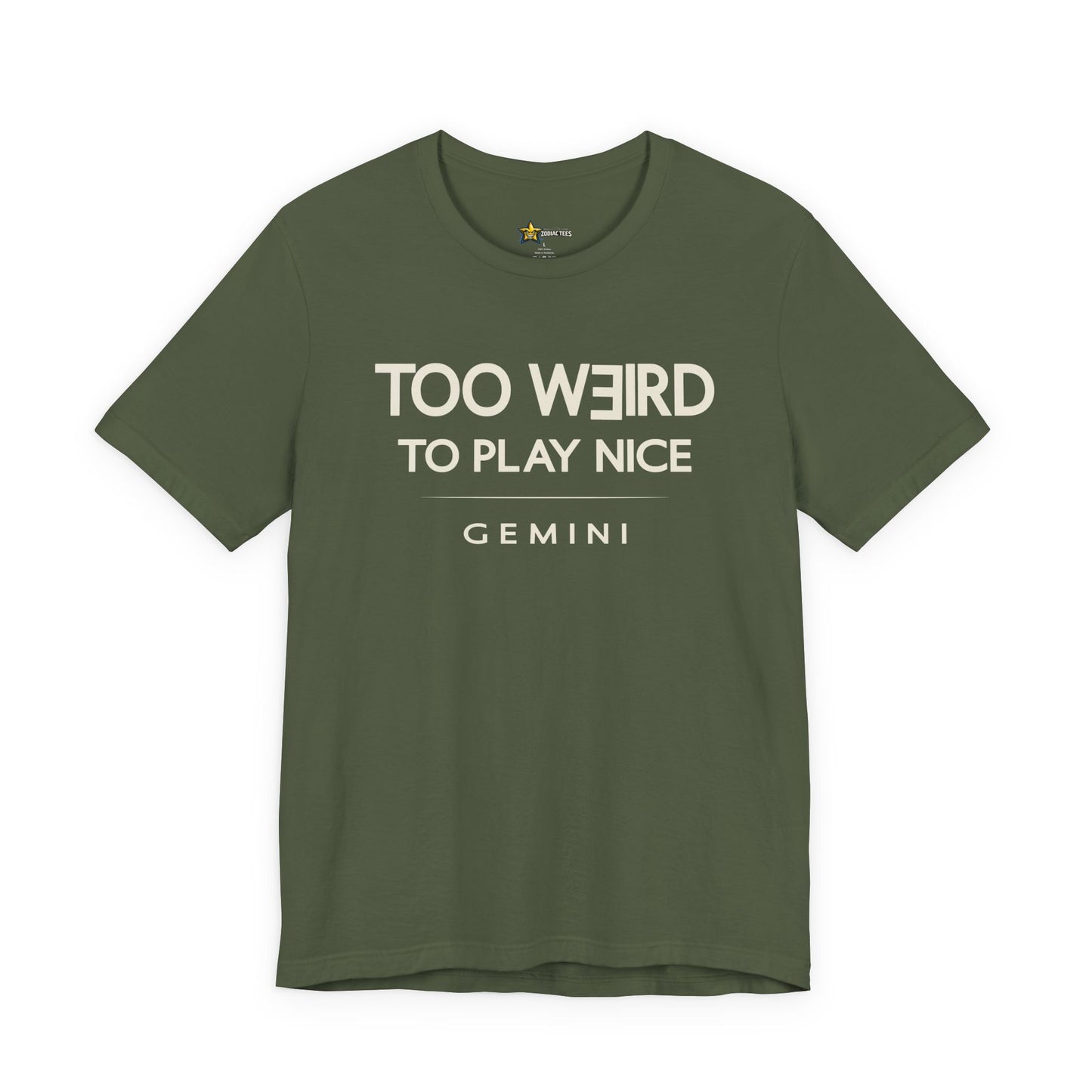 Gemini Too Weird to Play Nice T-Shirt