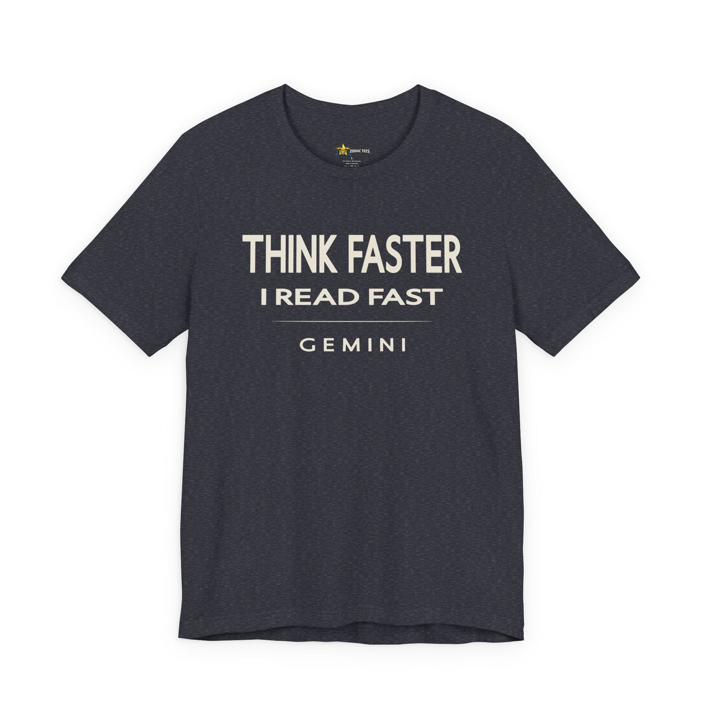 Gemini Think Faster I Read Fast T-Shirt