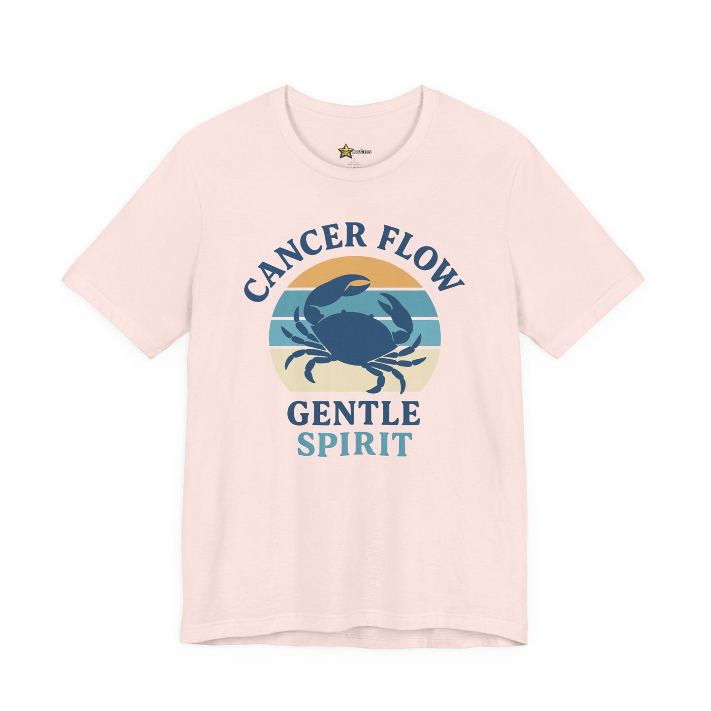 Cancer Retro Flow T-Shirt – Gentle Spirit Statement Tee