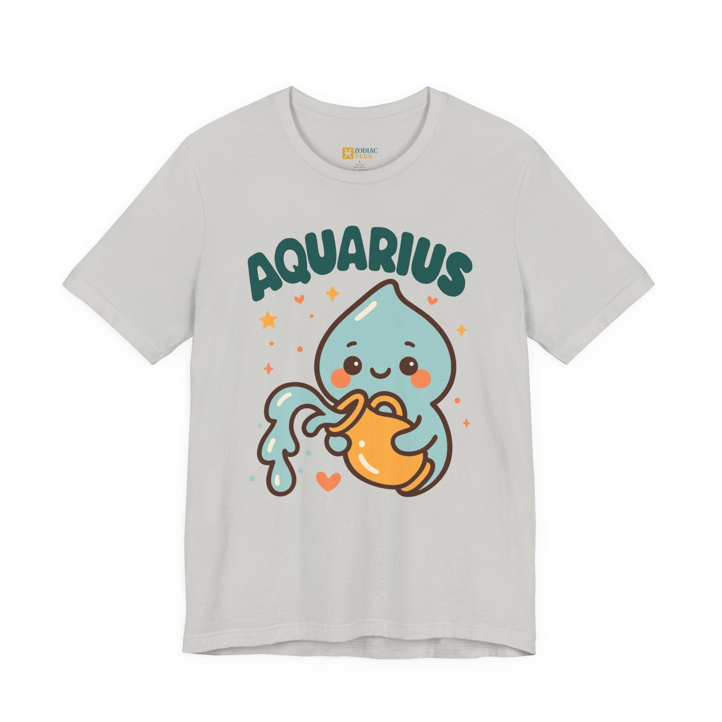 Aquarius Cute Water Bearer T-Shirt – Playful Zodiac Energy Tee