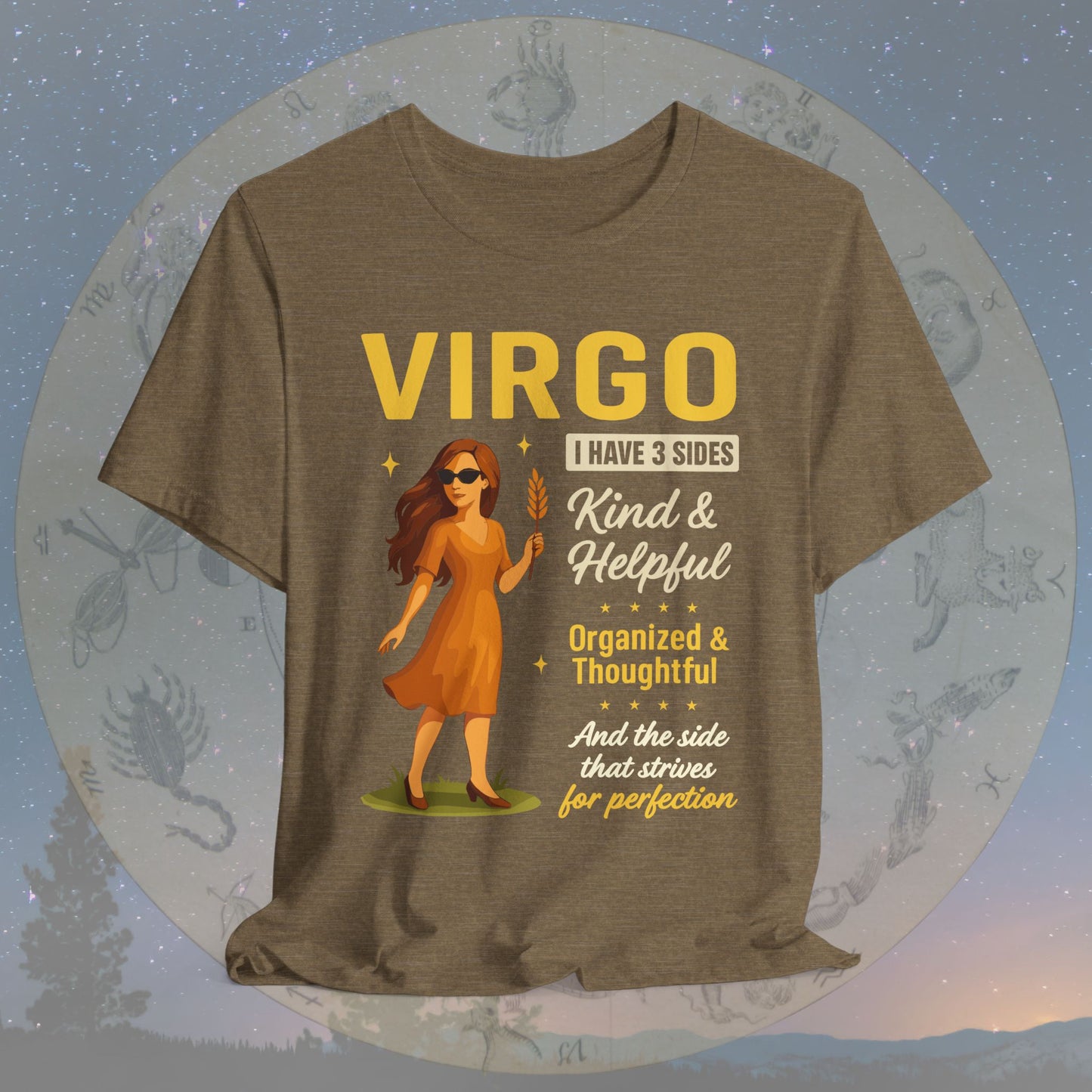 I Have 3 Sides – Perfection Seeker Virgo T-Shirt