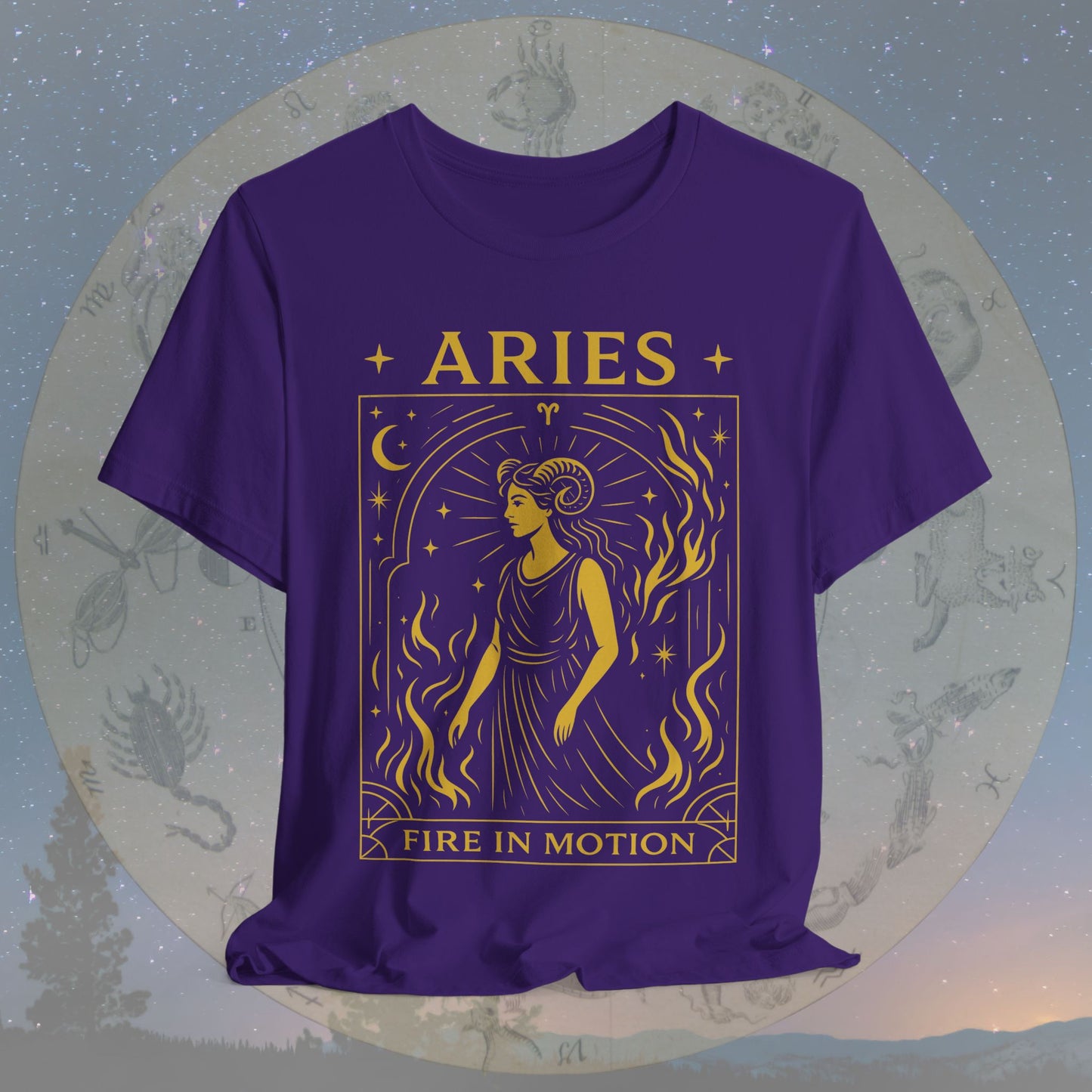 Bold Fire in Motion Aries T-Shirt