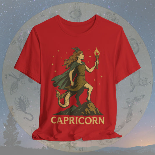 Determined Capricorn Mountain Spirit T-Shirt