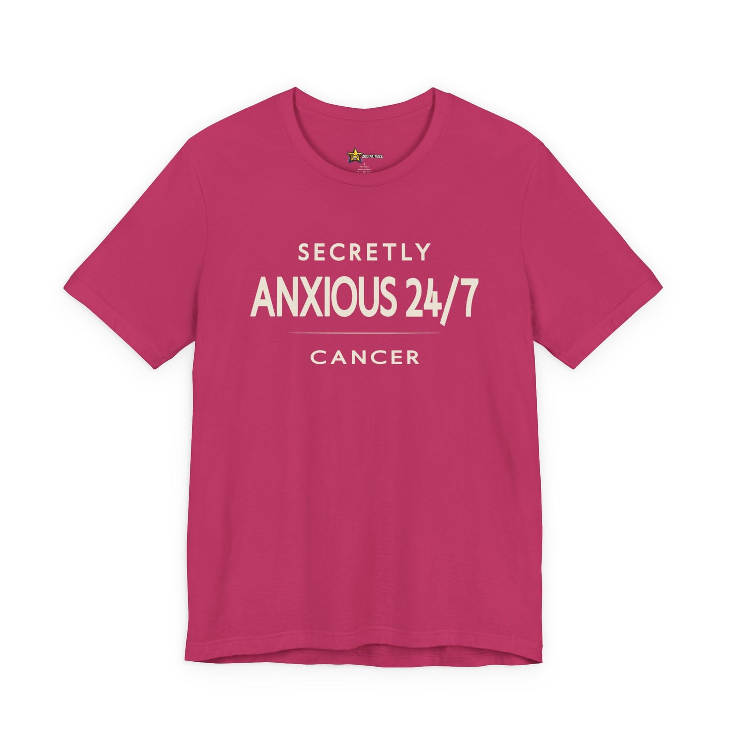 Cancer Clean Attitude T-Shirt – Secretly Anxious 24/7 Tee