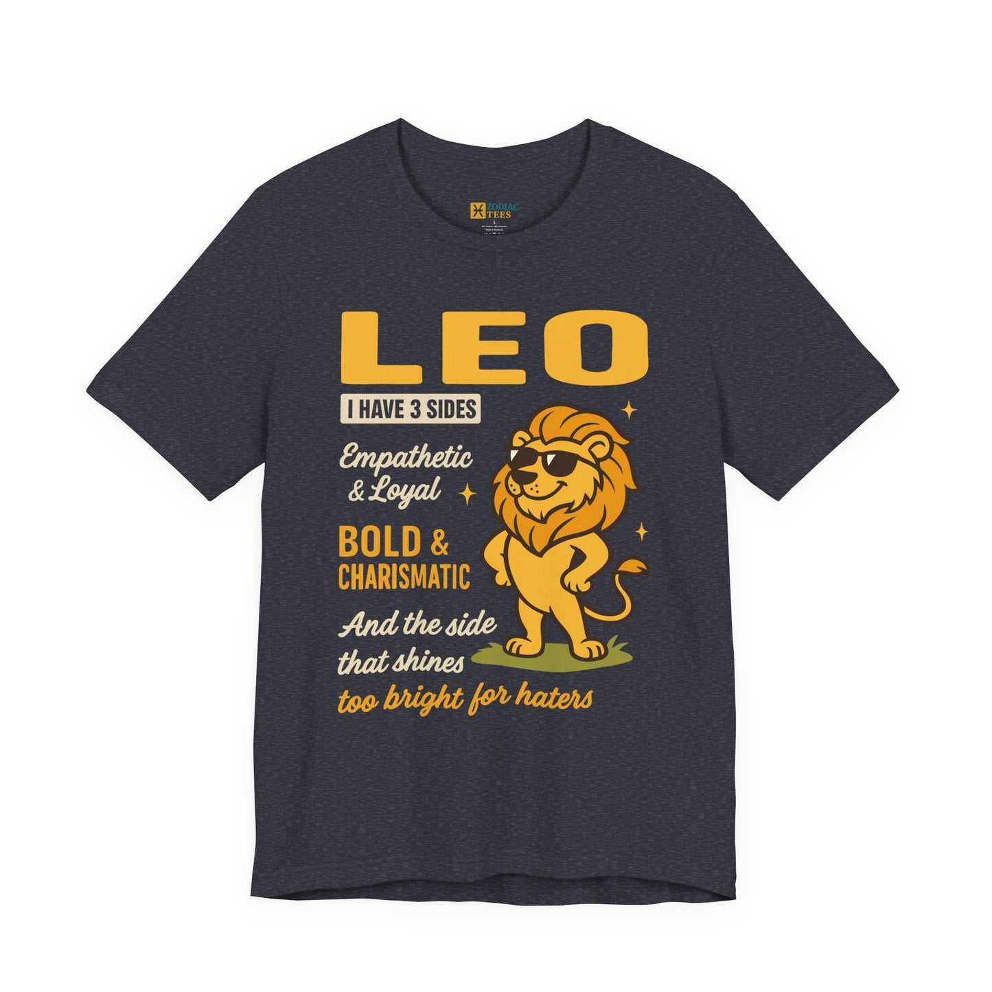 Leo Zodiac T-Shirt – Bold Astrology Graphic Tee for Leo Sign