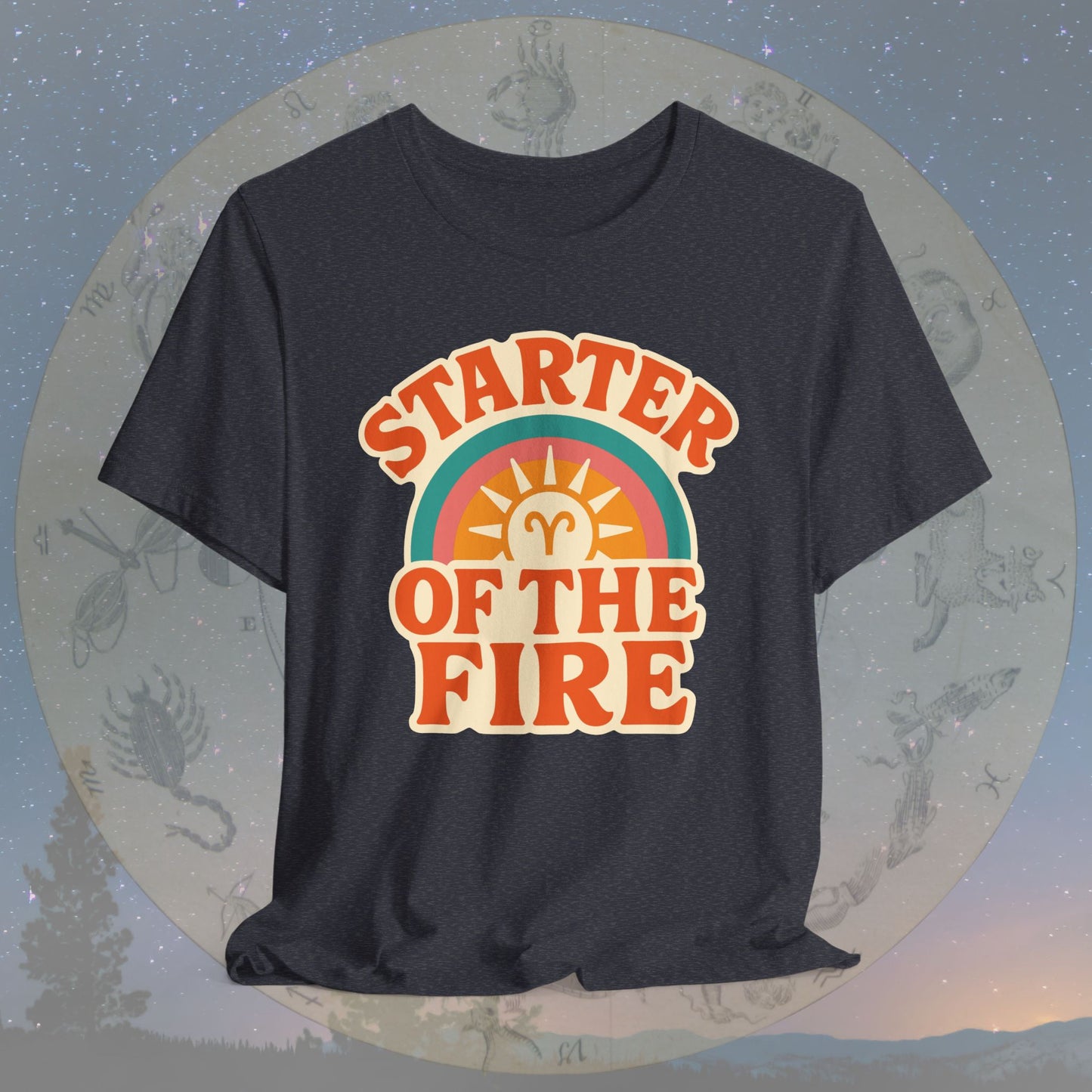 Starter of the Fire – Zodiac Couple Aries T-Shirt
