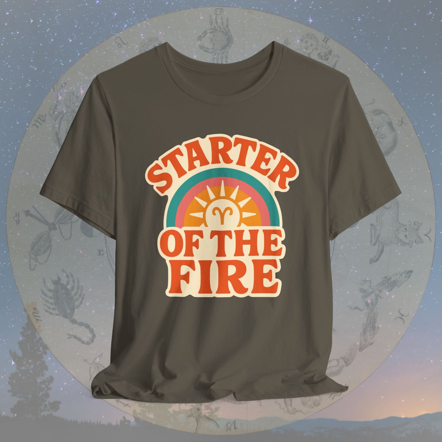 Starter of the Fire – Zodiac Couple Aries T-Shirt