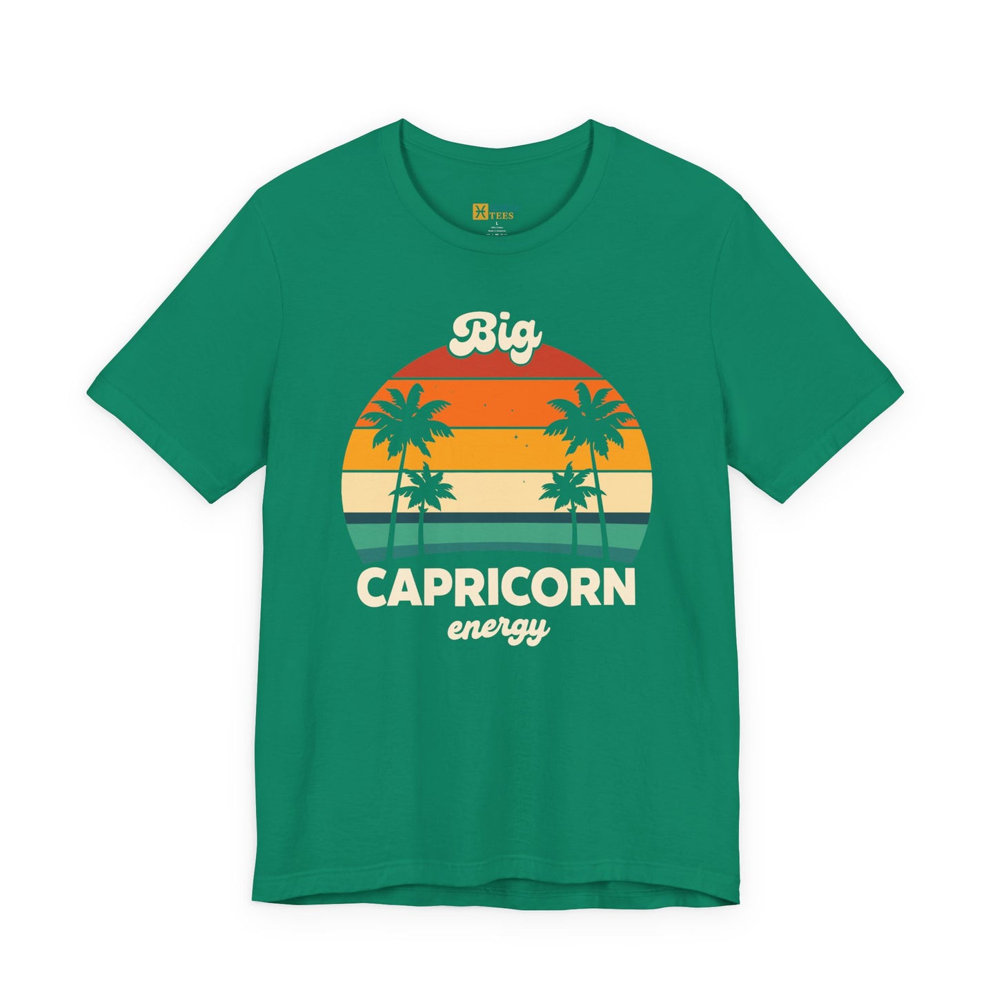 Big Capricorn Energy T-Shirt – Retro Zodiac Vibes Tee
