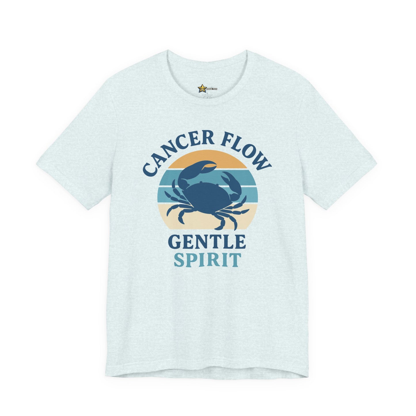 Cancer Retro Flow T-Shirt – Gentle Spirit Statement Tee